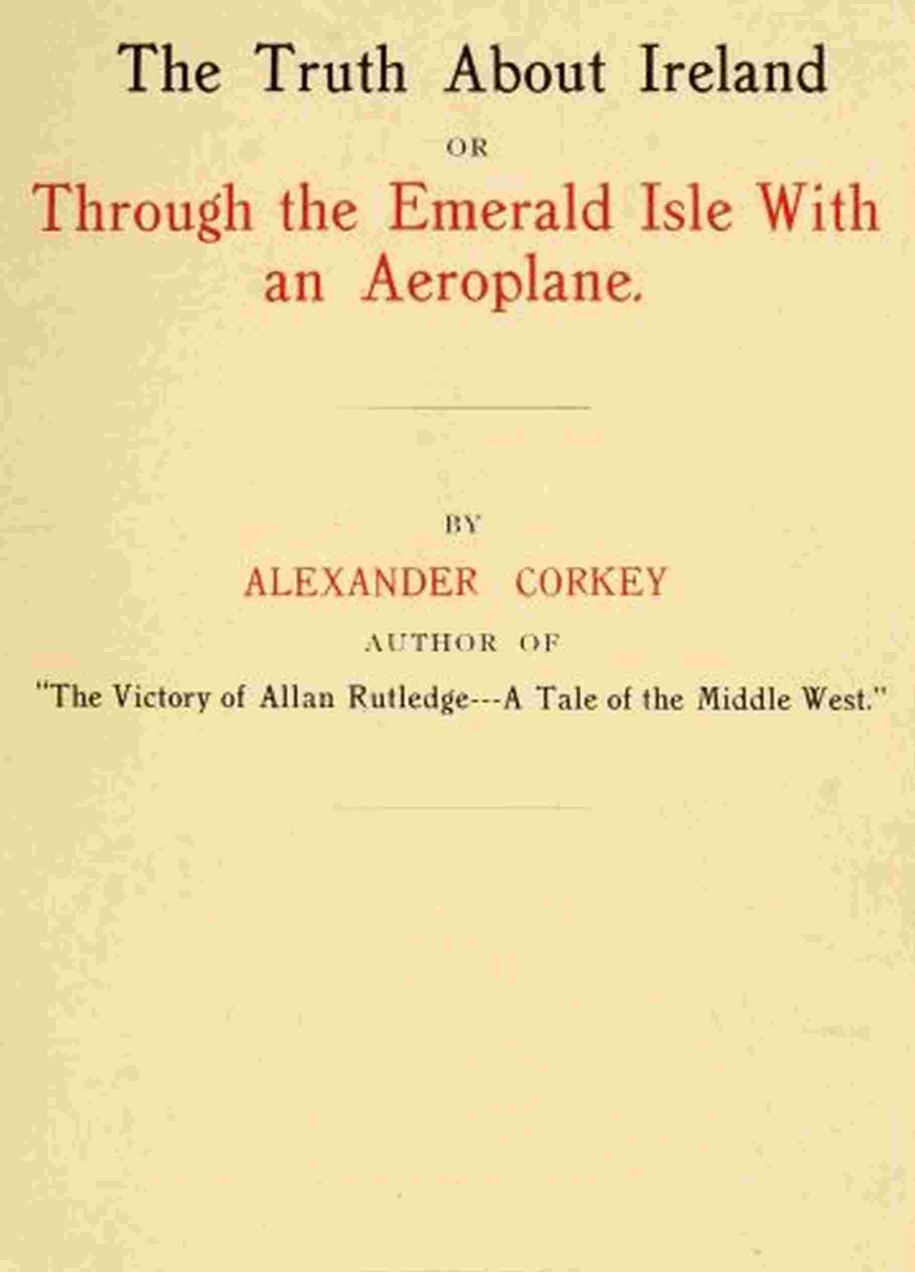 The truth about Ireland cover