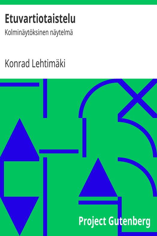Etuvartiotaistelu cover