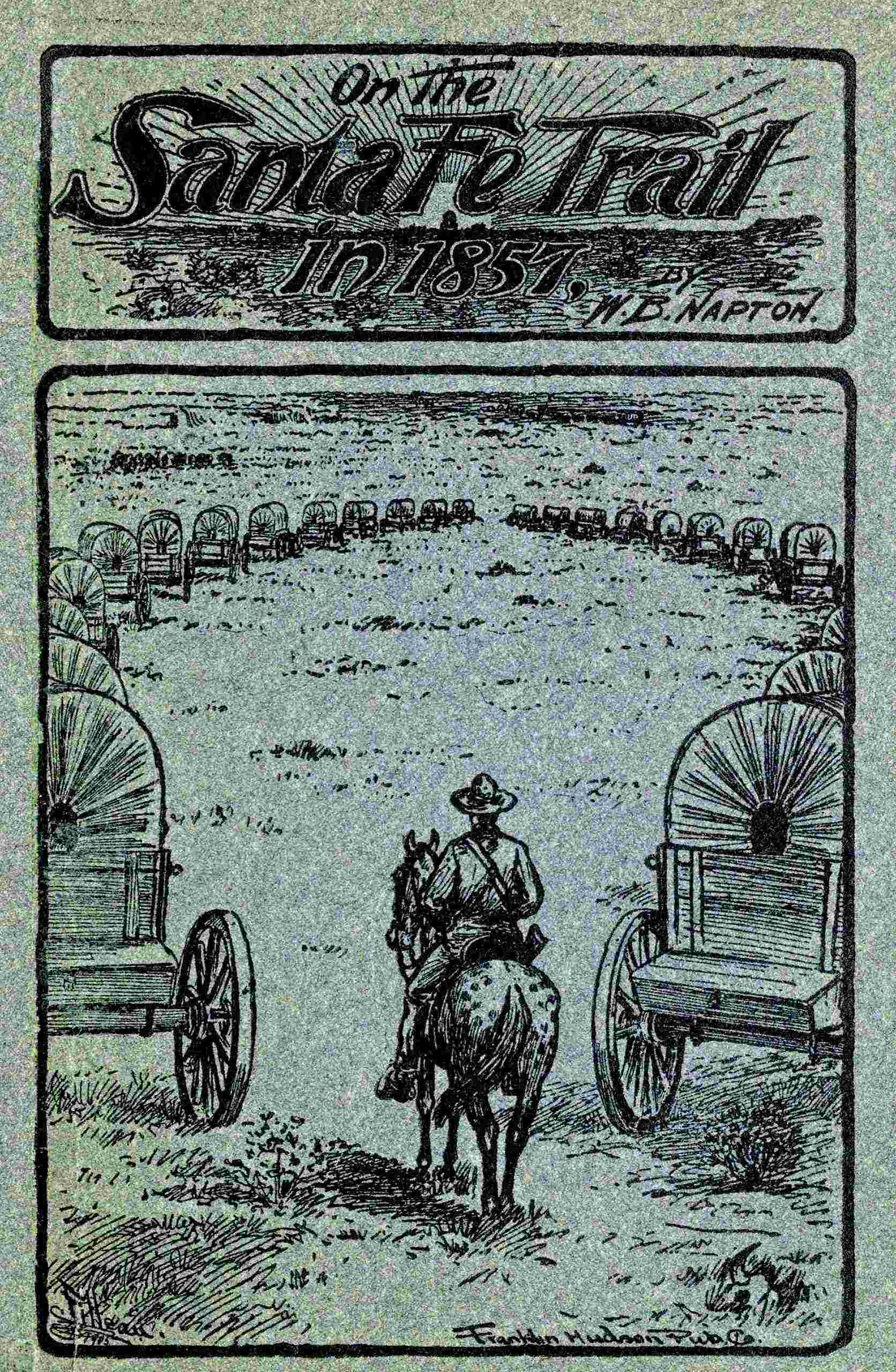 Over the Santa Fé Trail, 1857 cover