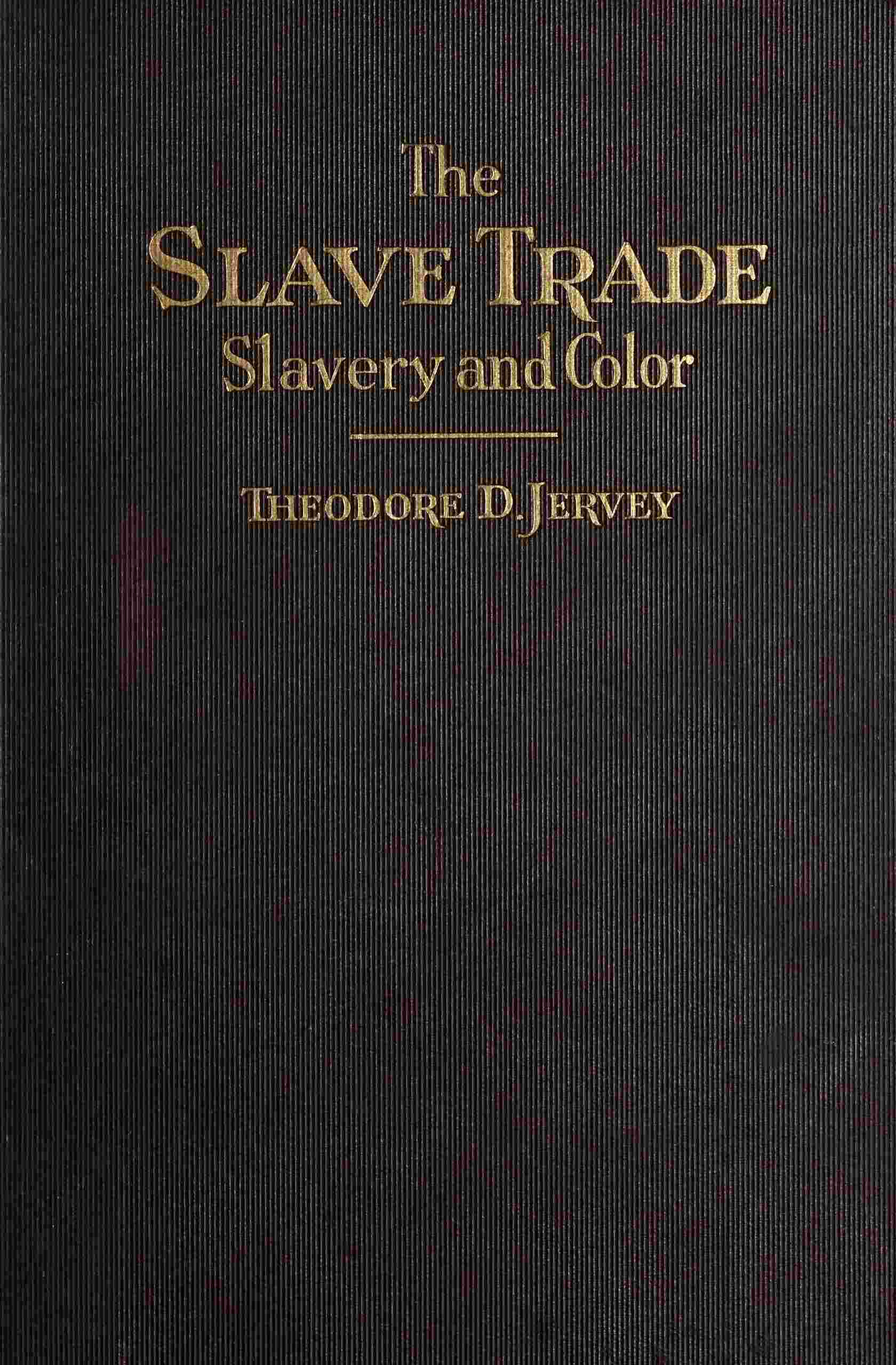 The slave trade cover