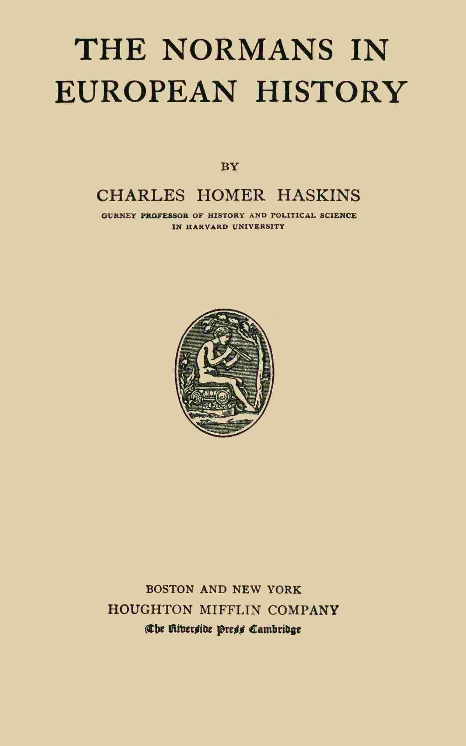 The Normans in European history cover