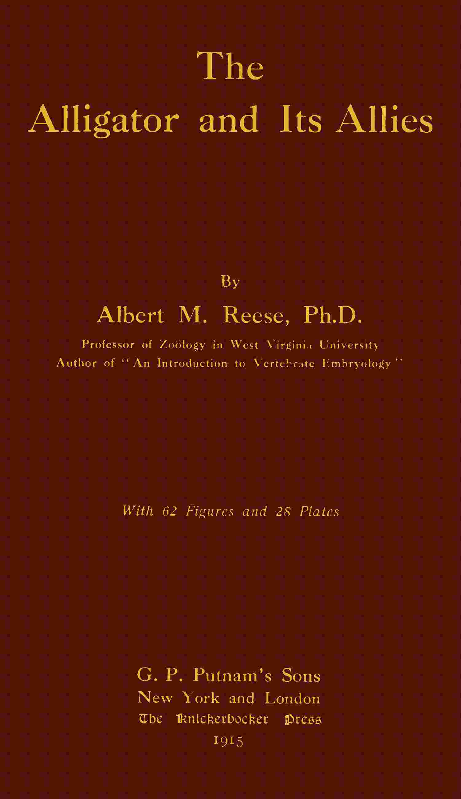 The alligator and its allies cover