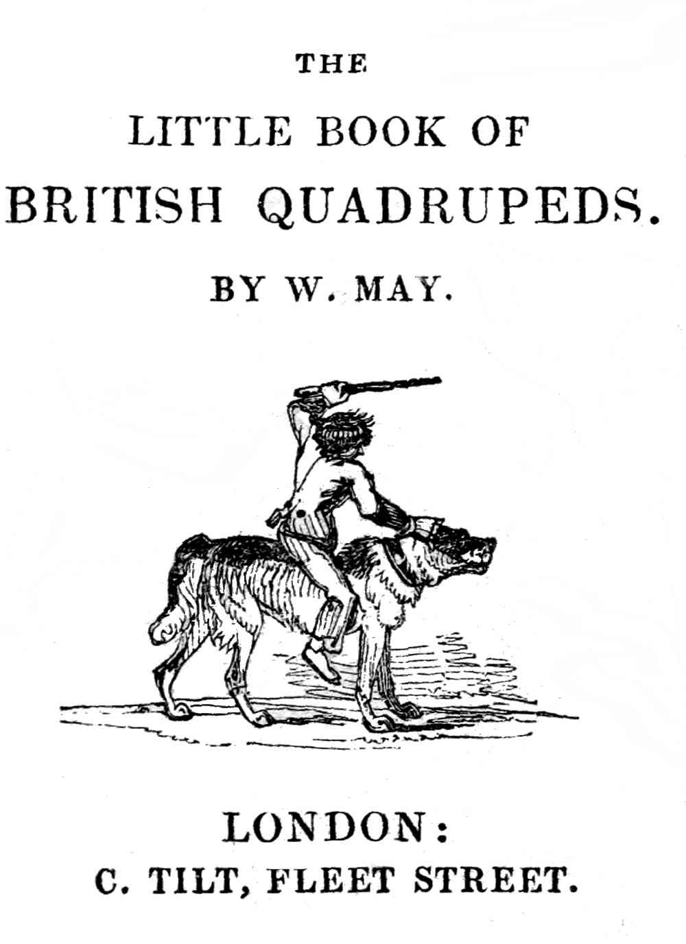 The little book of British quadrupeds cover