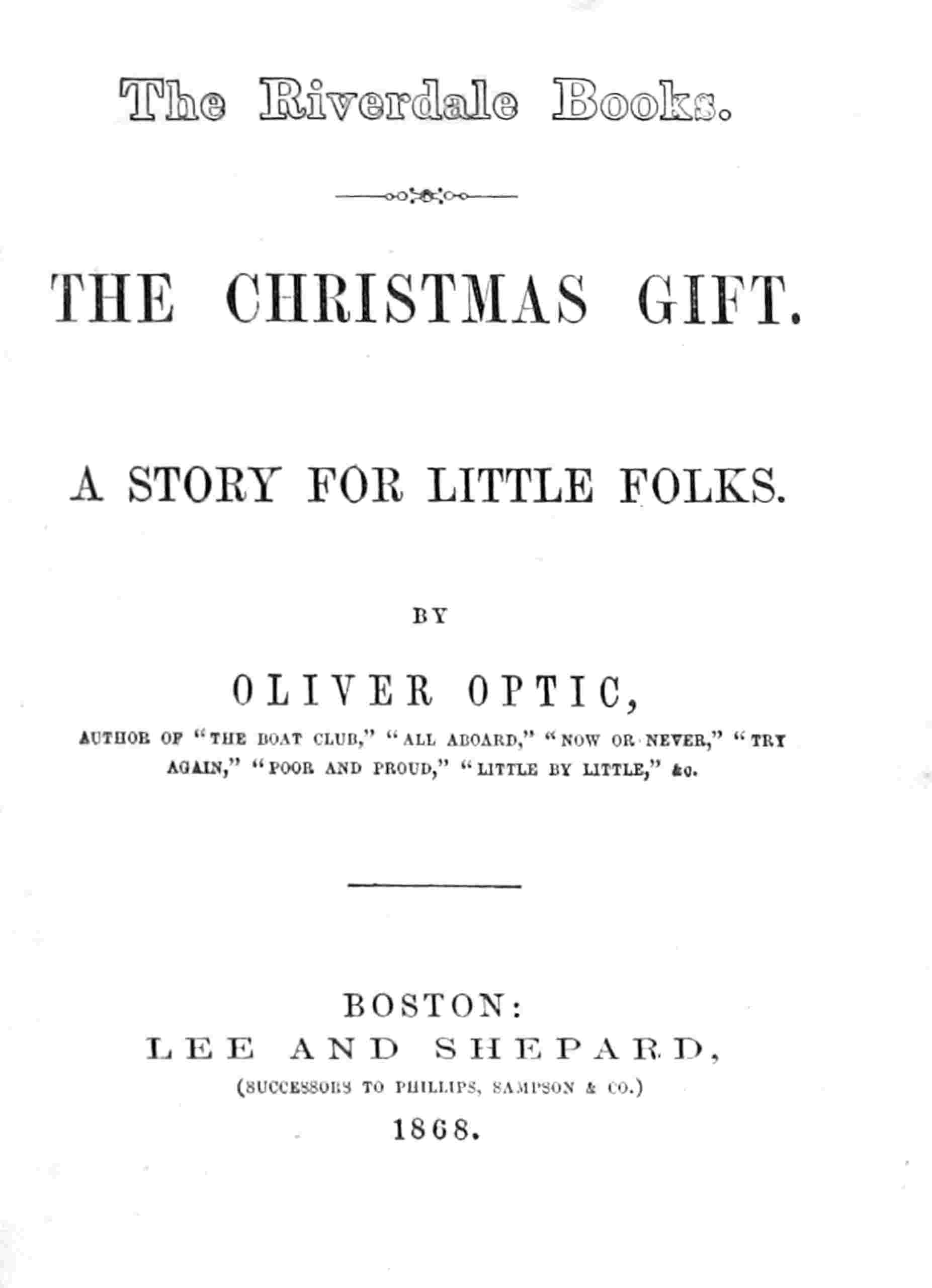 The Christmas gift cover