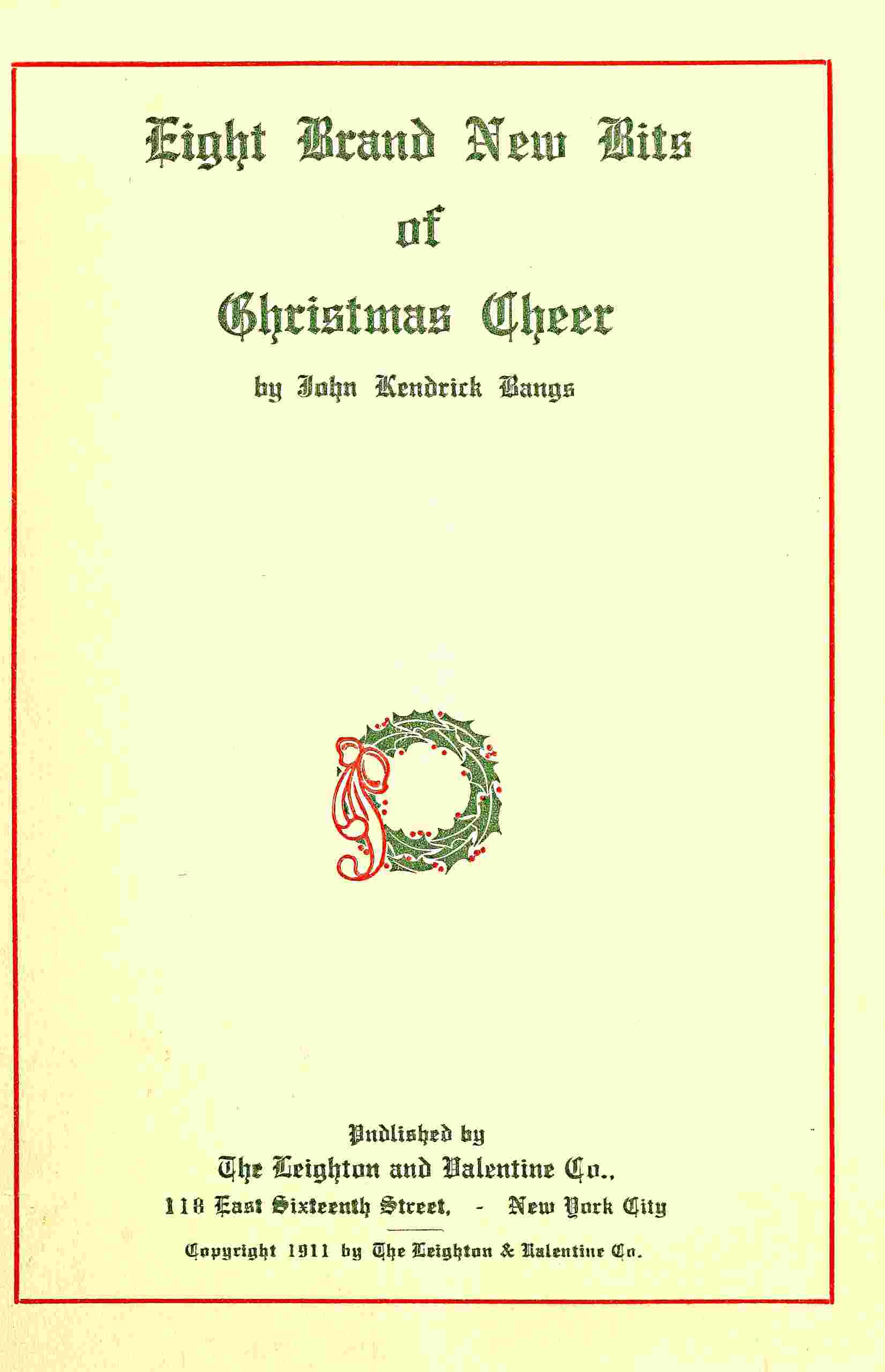 Eight brand new bits of Christmas cheer cover