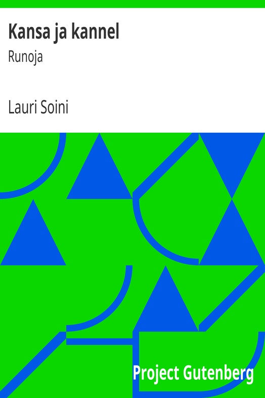 Kansa ja kannel cover