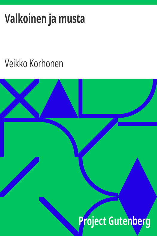 Valkoinen ja musta cover