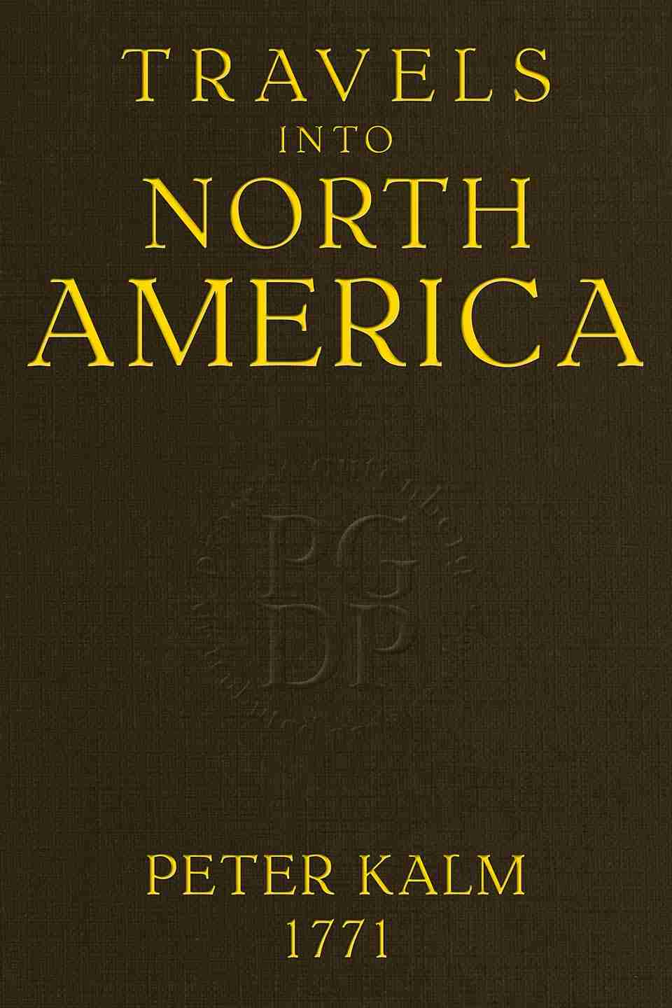 Travels into North America, Volume 3 (of 3) cover