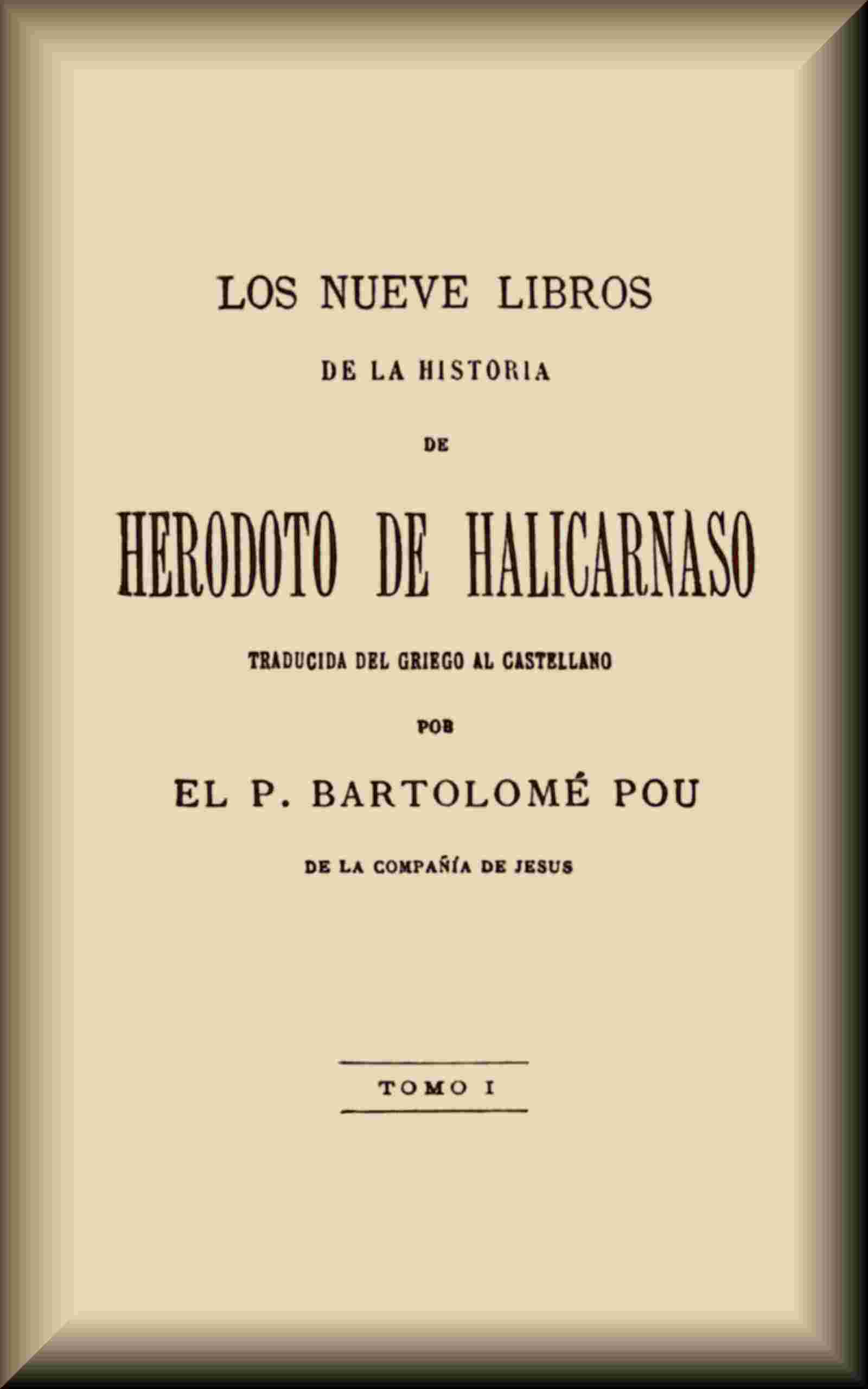 Los nueve libros de la Historia (1 de 2) cover