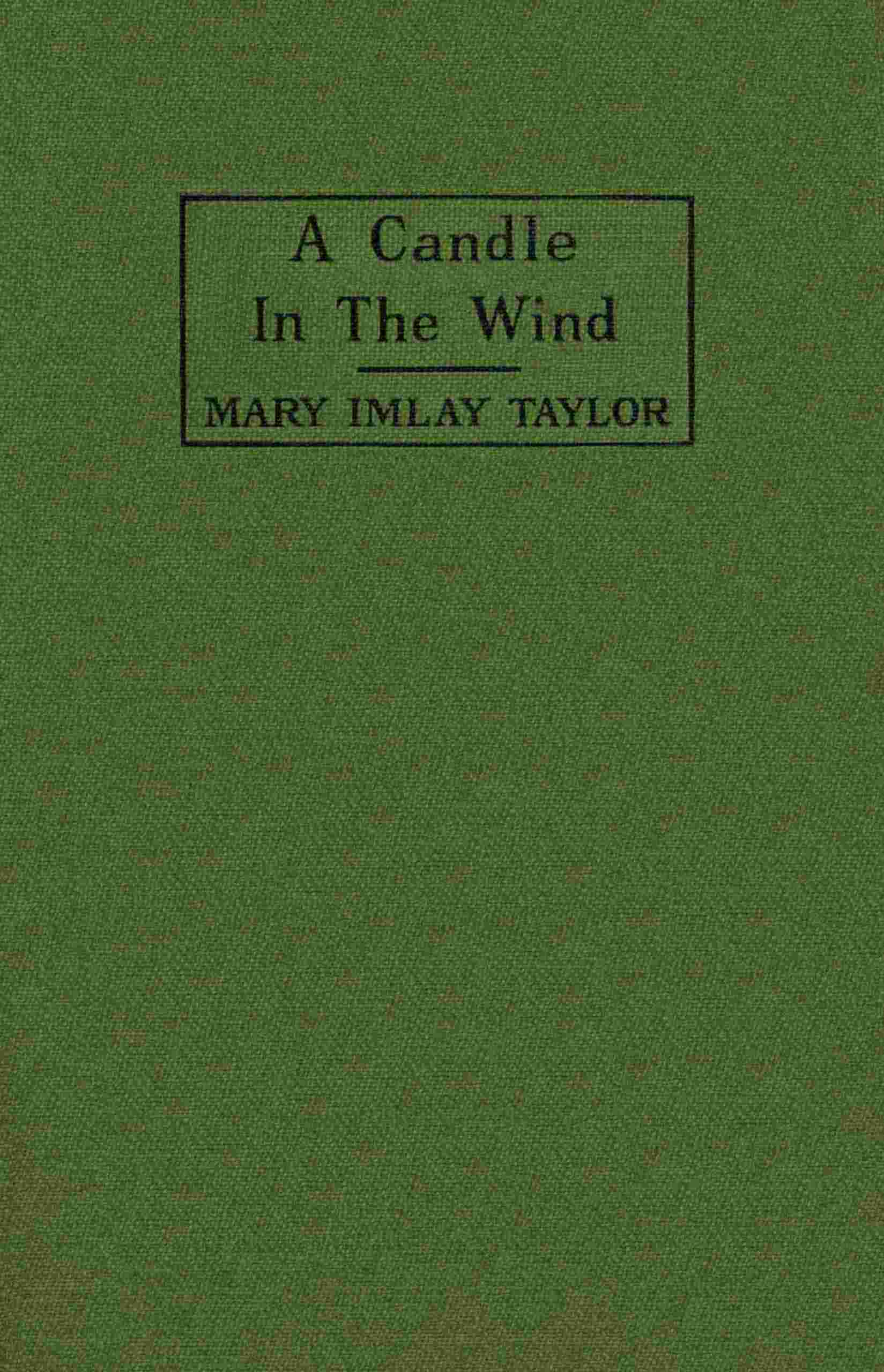 A candle in the wind cover