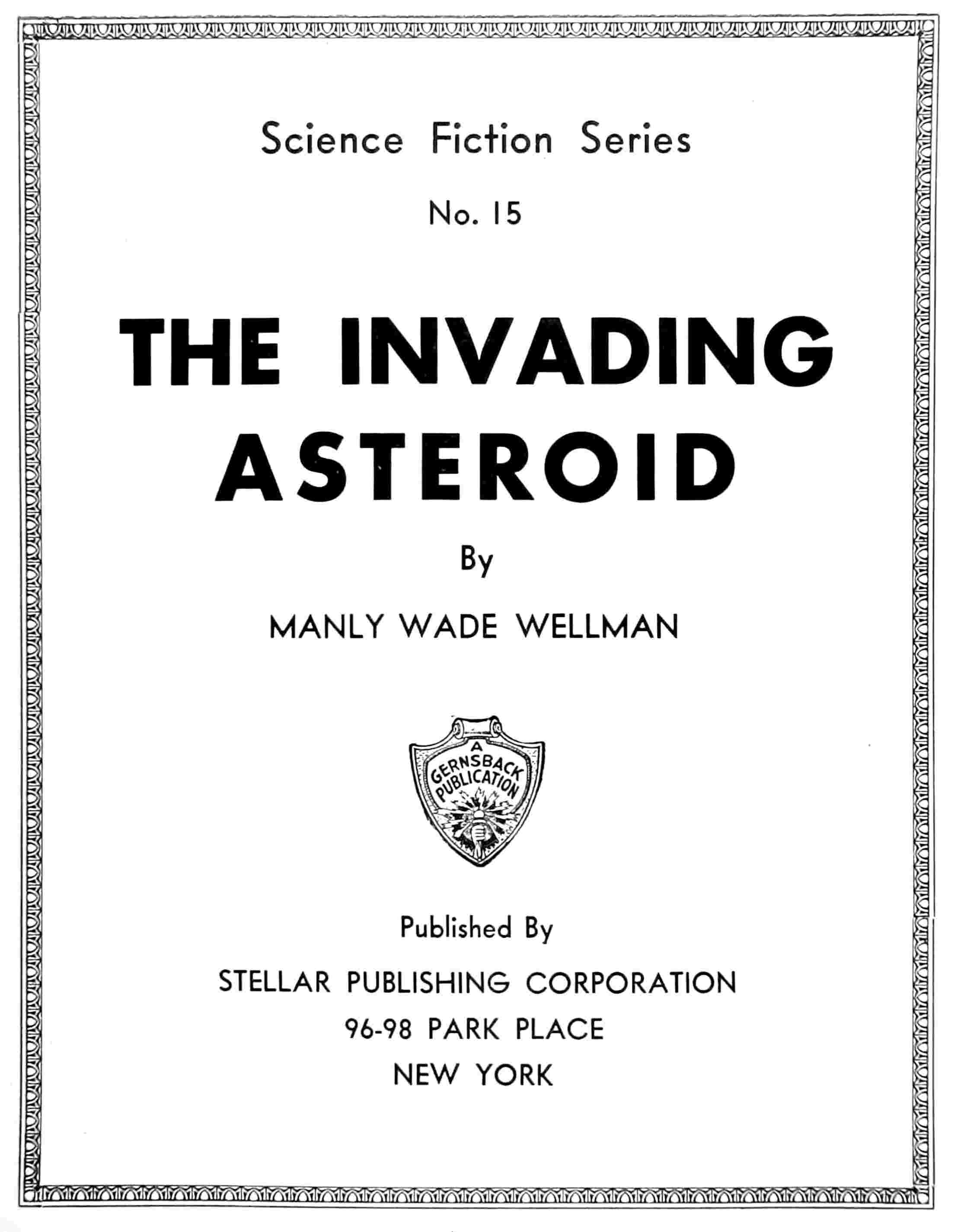 The invading asteroid cover
