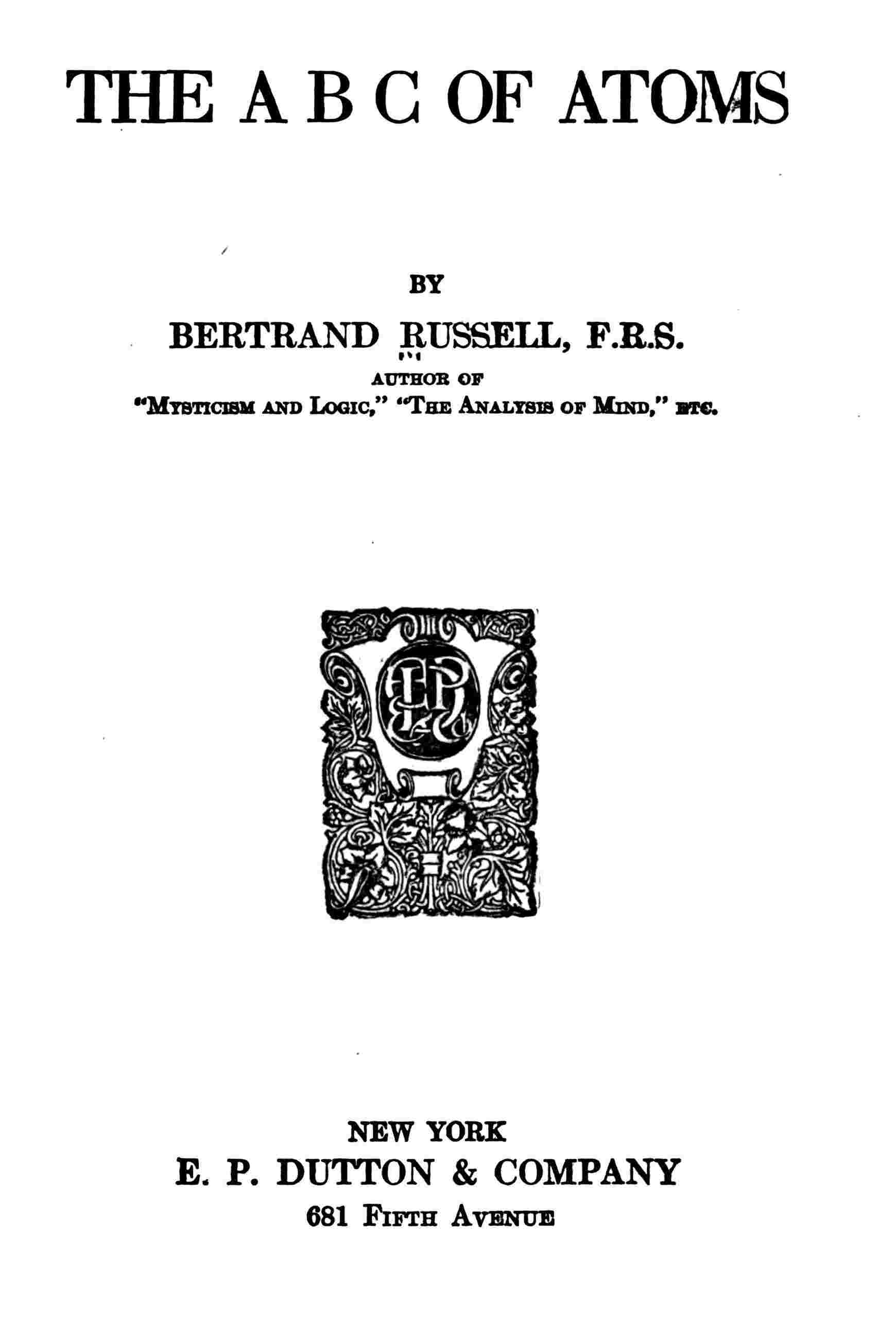 The A B C of atoms cover