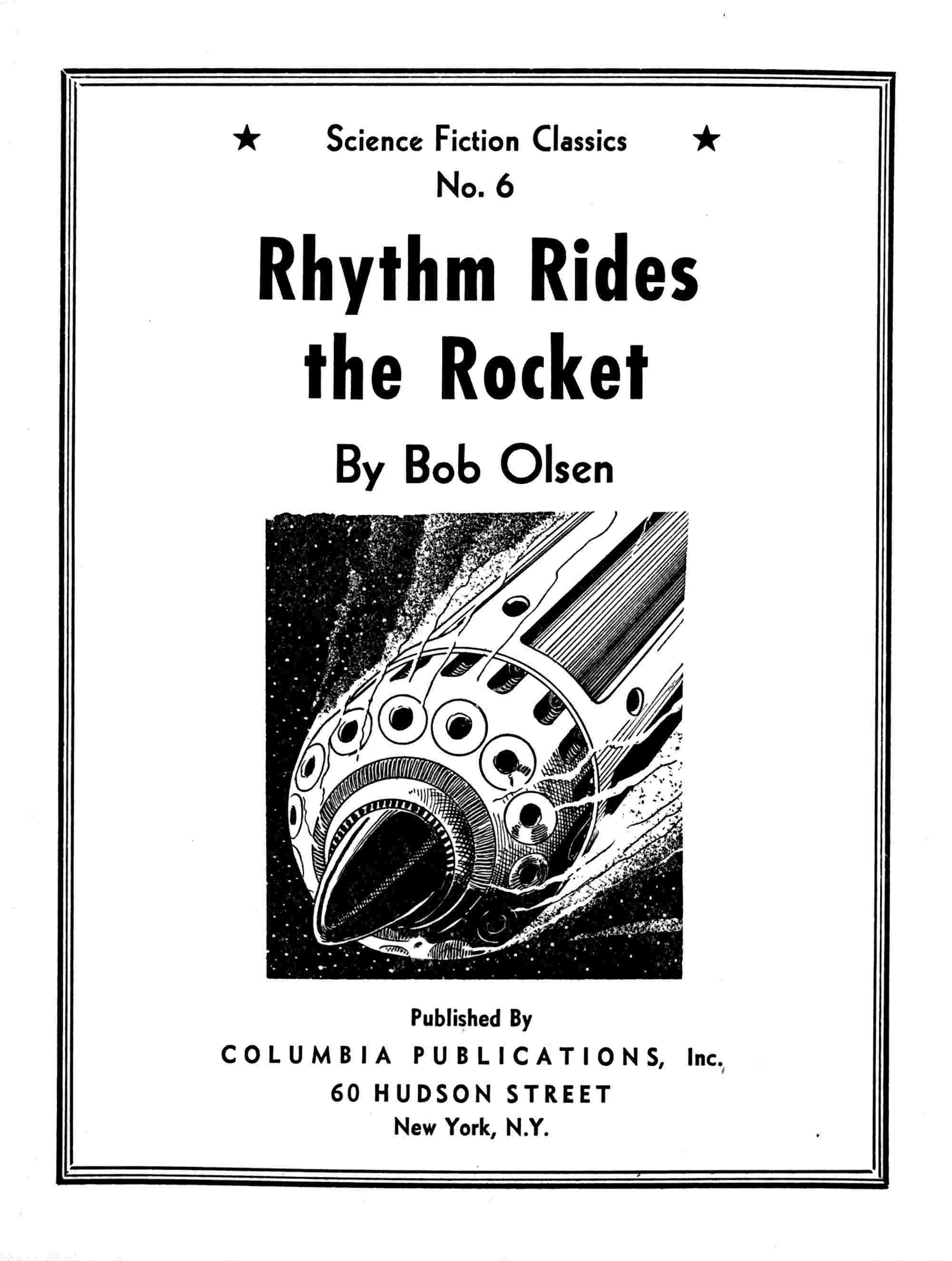 Rhythm rides the rocket cover