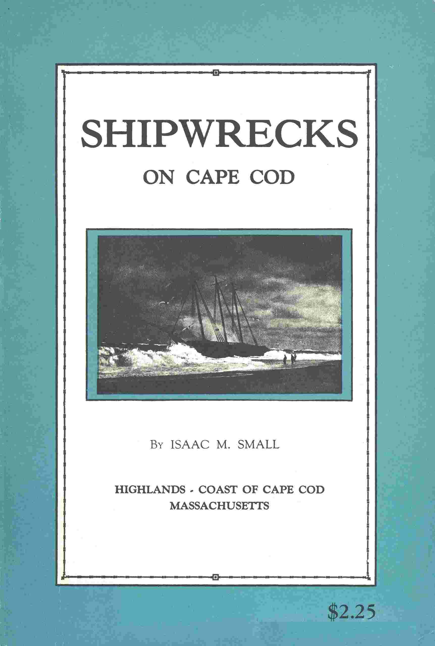 Shipwrecks on Cape Cod cover