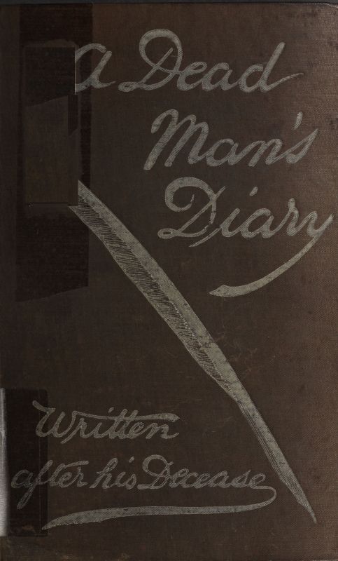 A dead man's diary cover