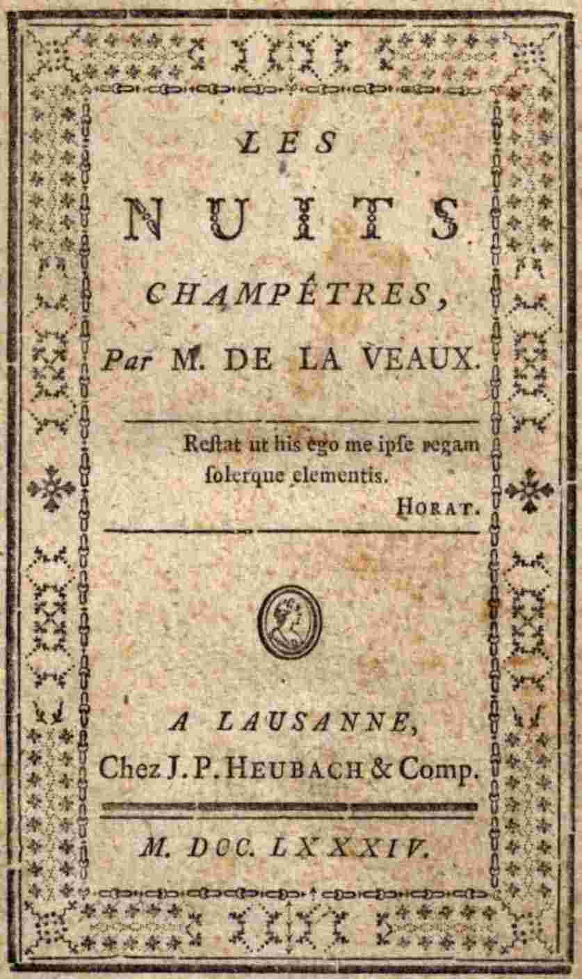 Les nuits champêtres cover