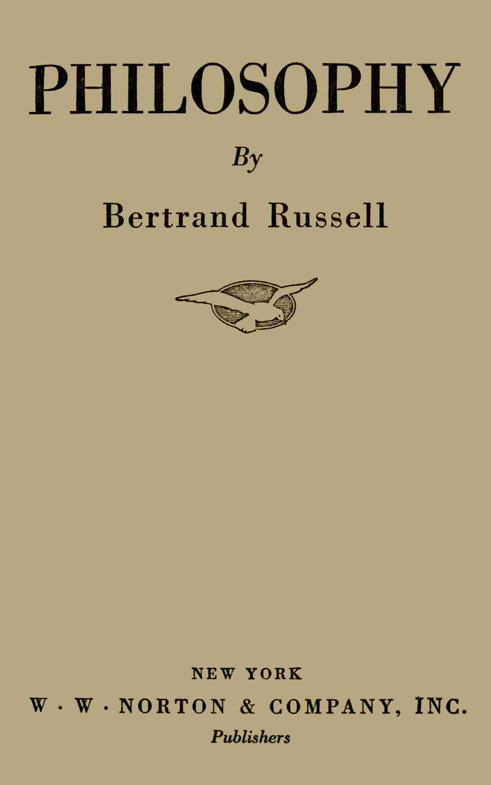 Philosophy cover