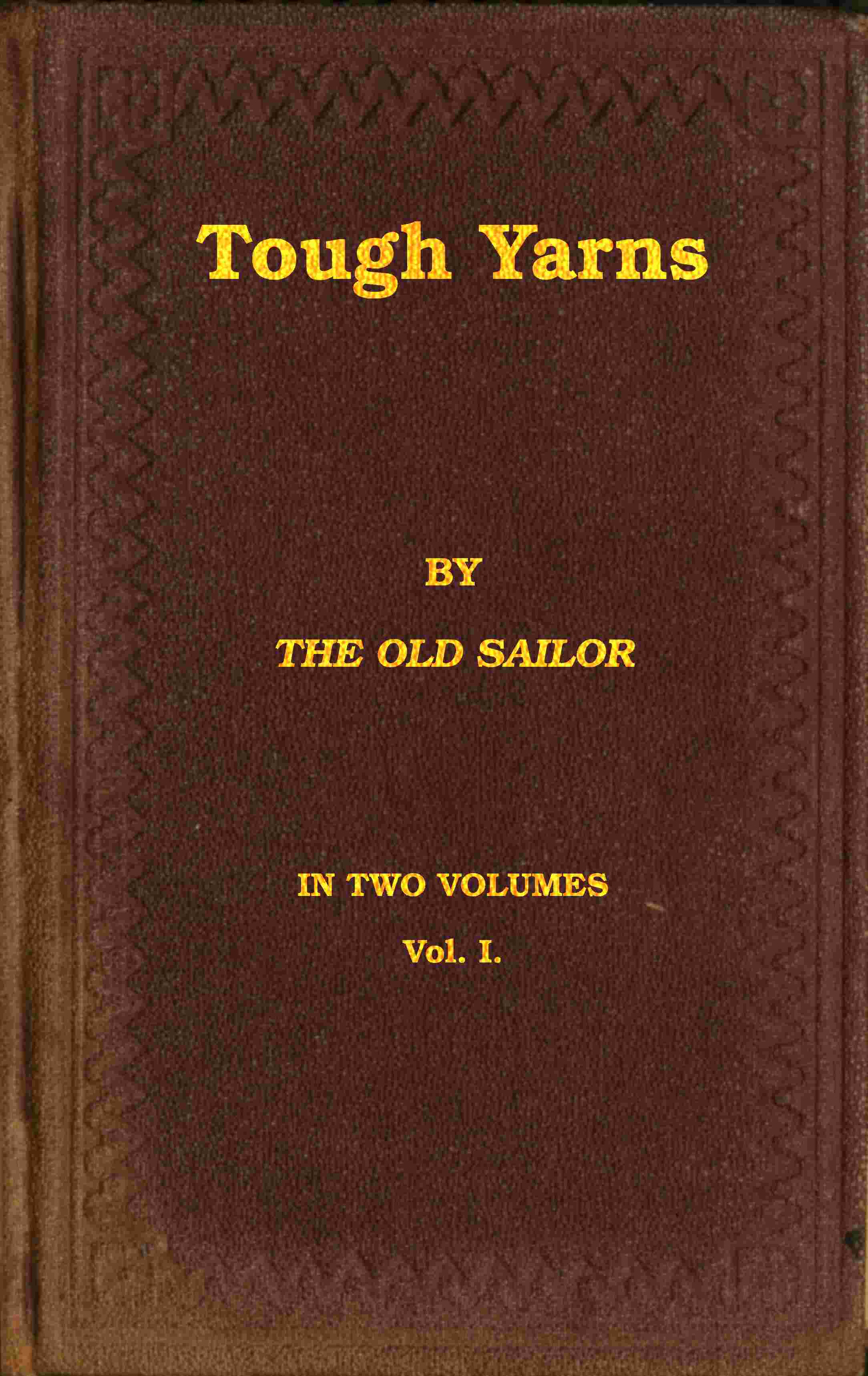 Tough yarns, vol. 1 (of 2) cover