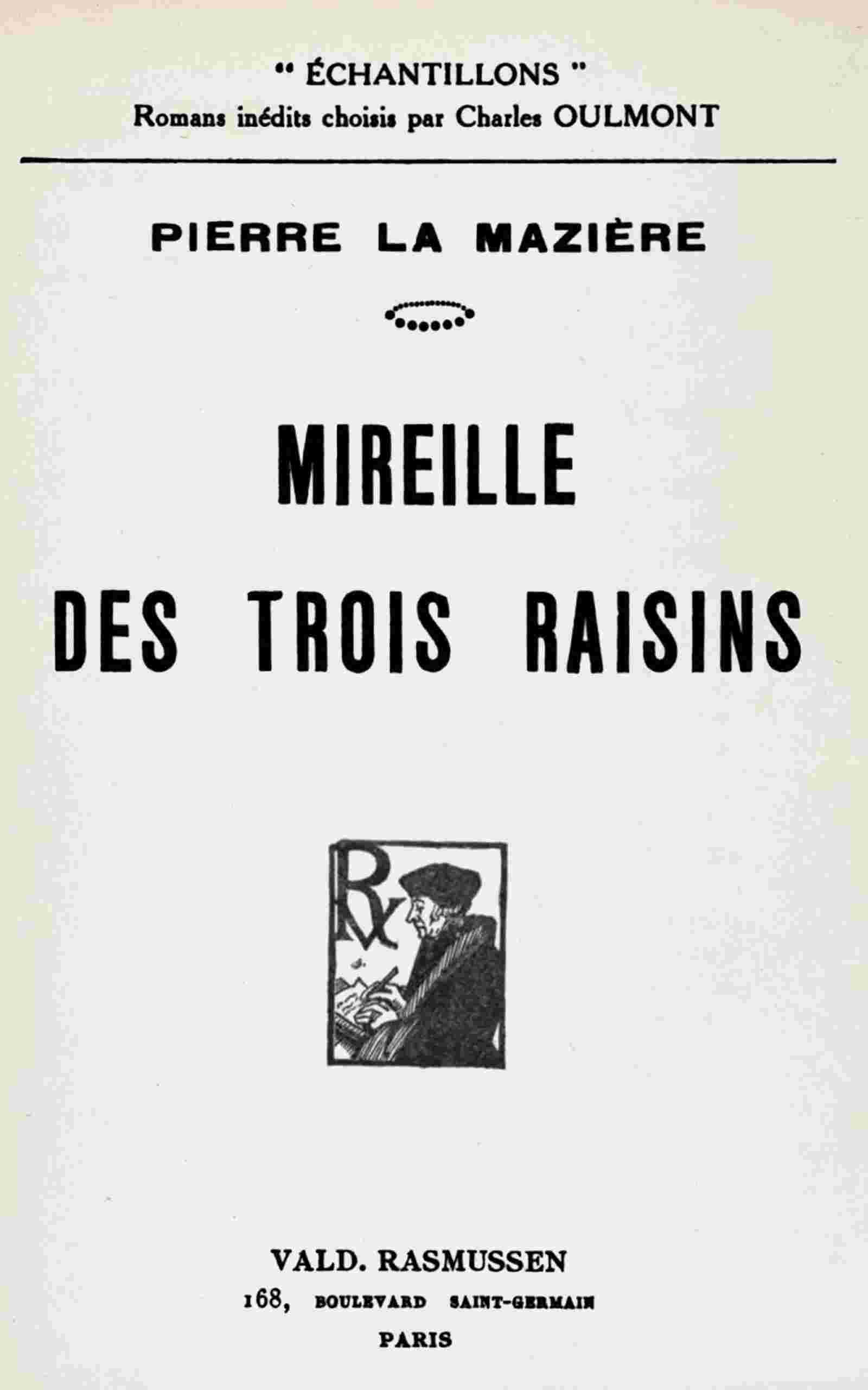 Mireille des Trois Raisins cover