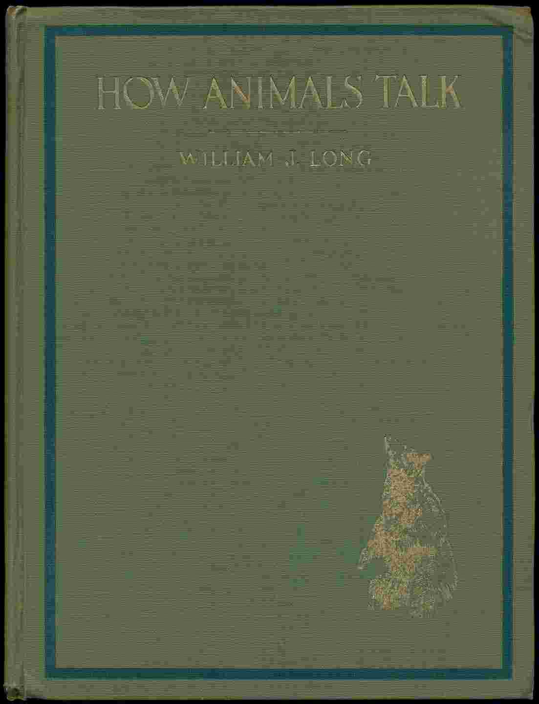 How animals talk cover
