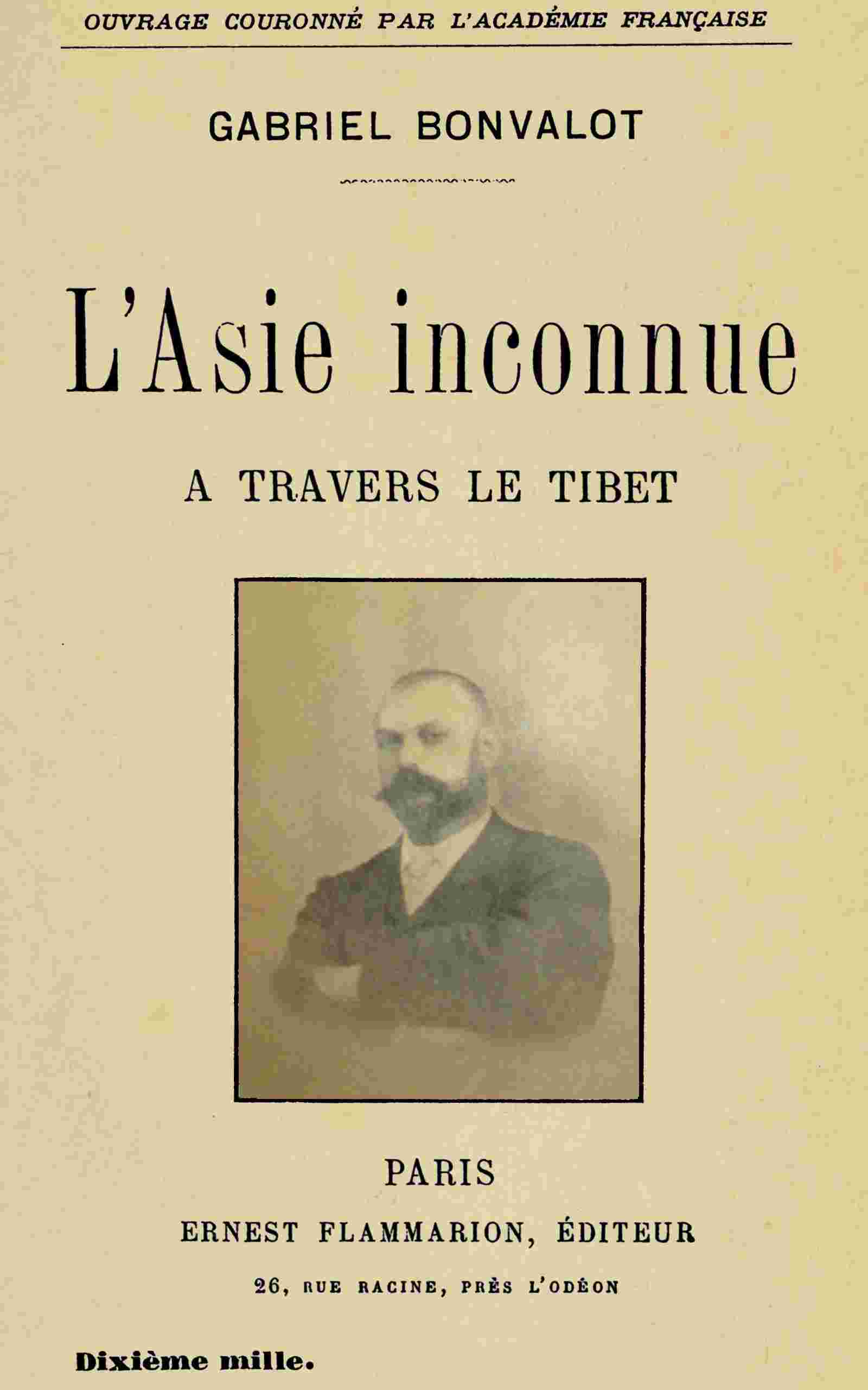 L'Asie inconnue cover