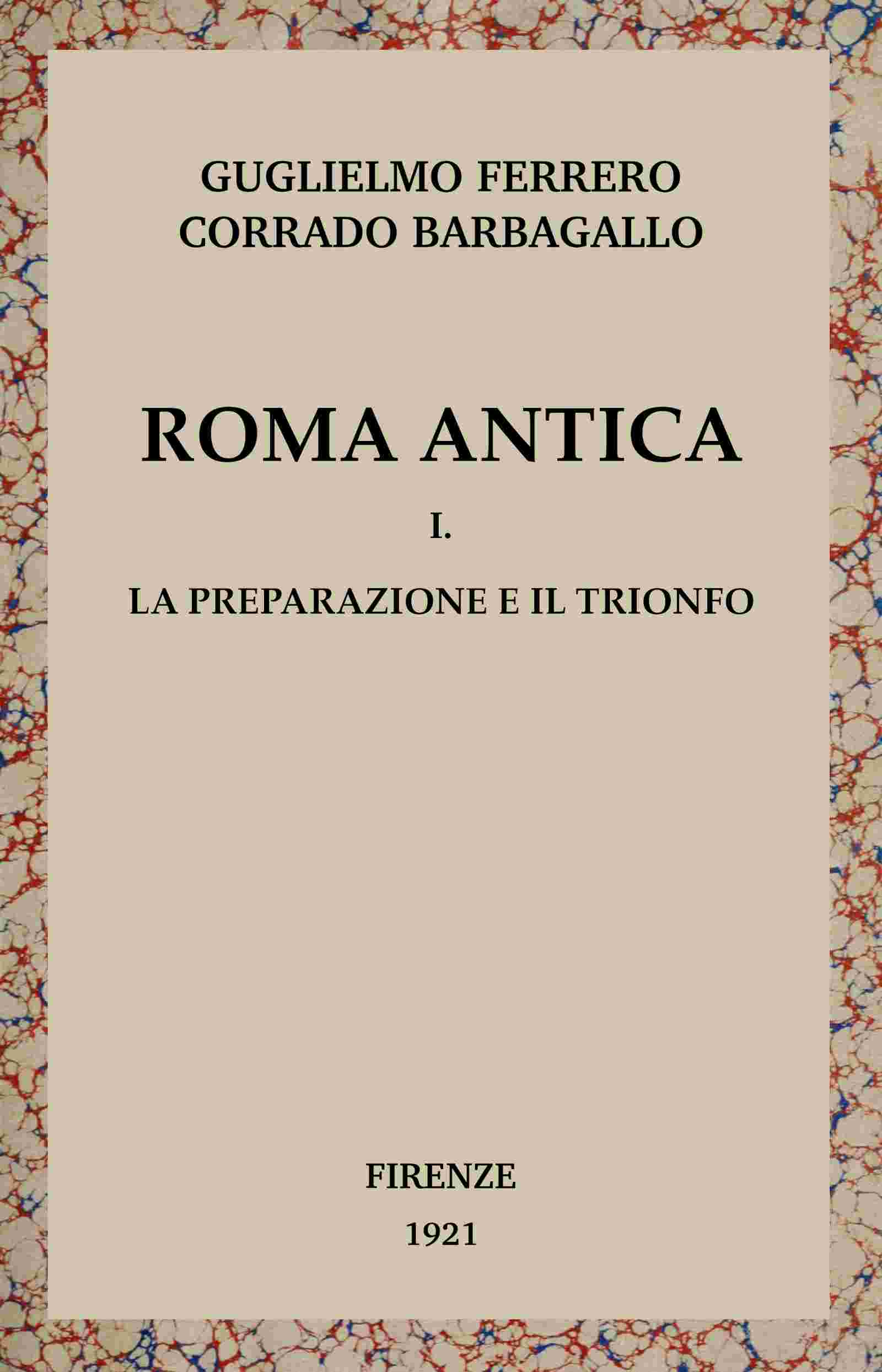 Roma antica, Vol. 1/3 cover