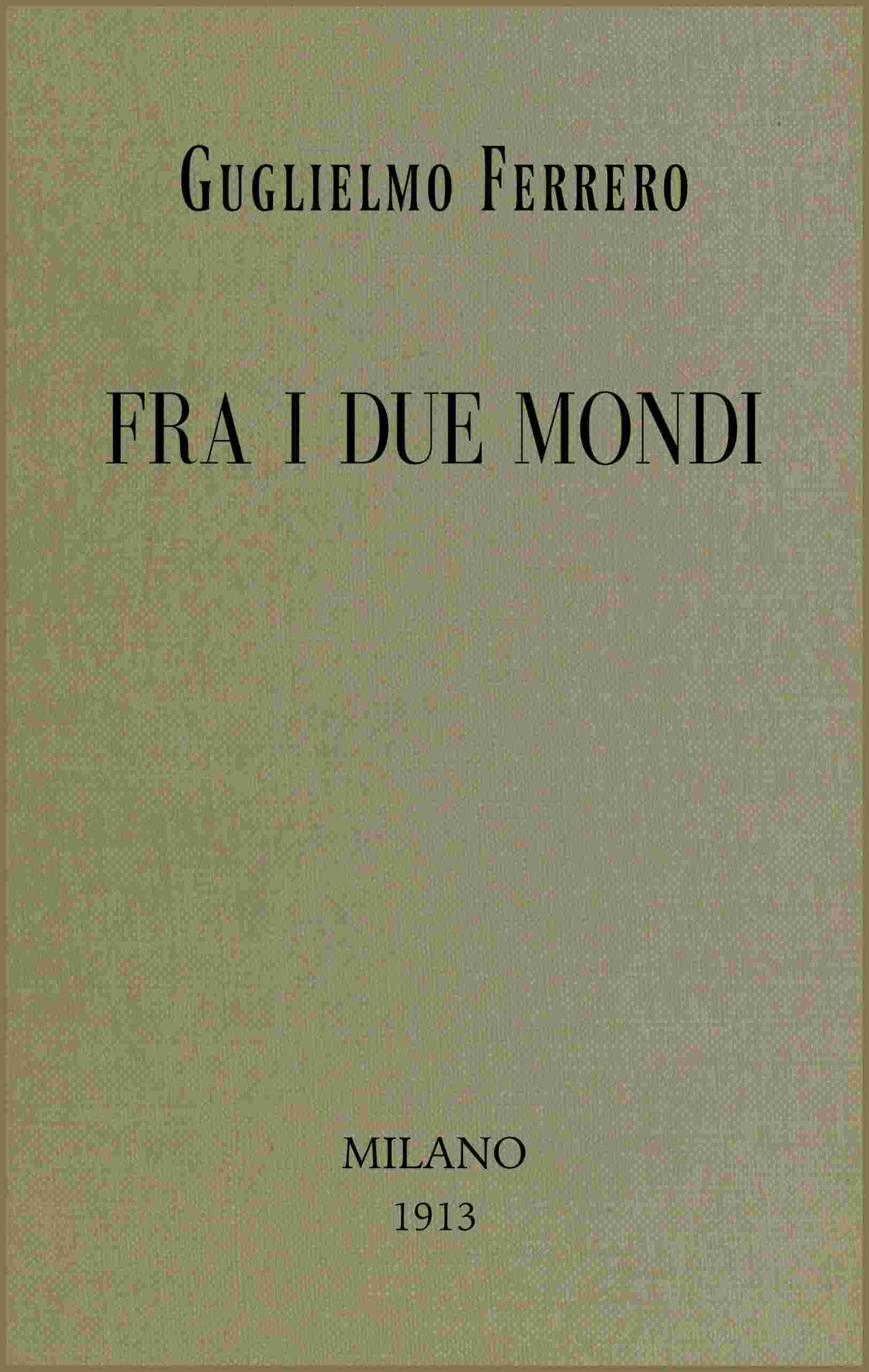 Fra i due mondi cover