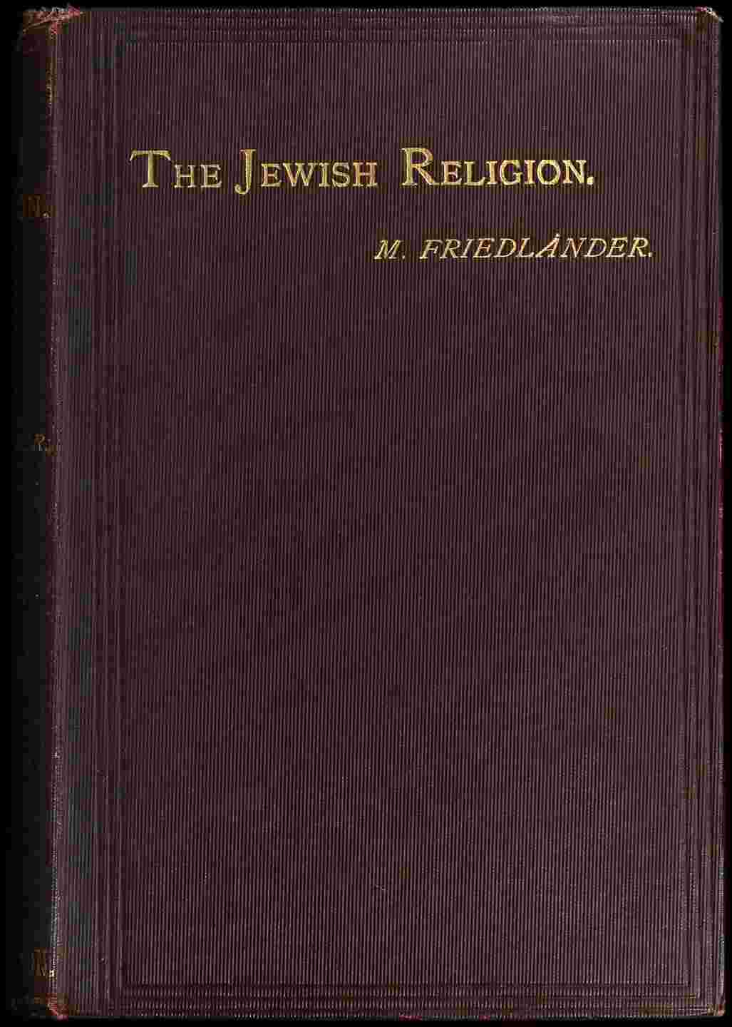The Jewish religion cover