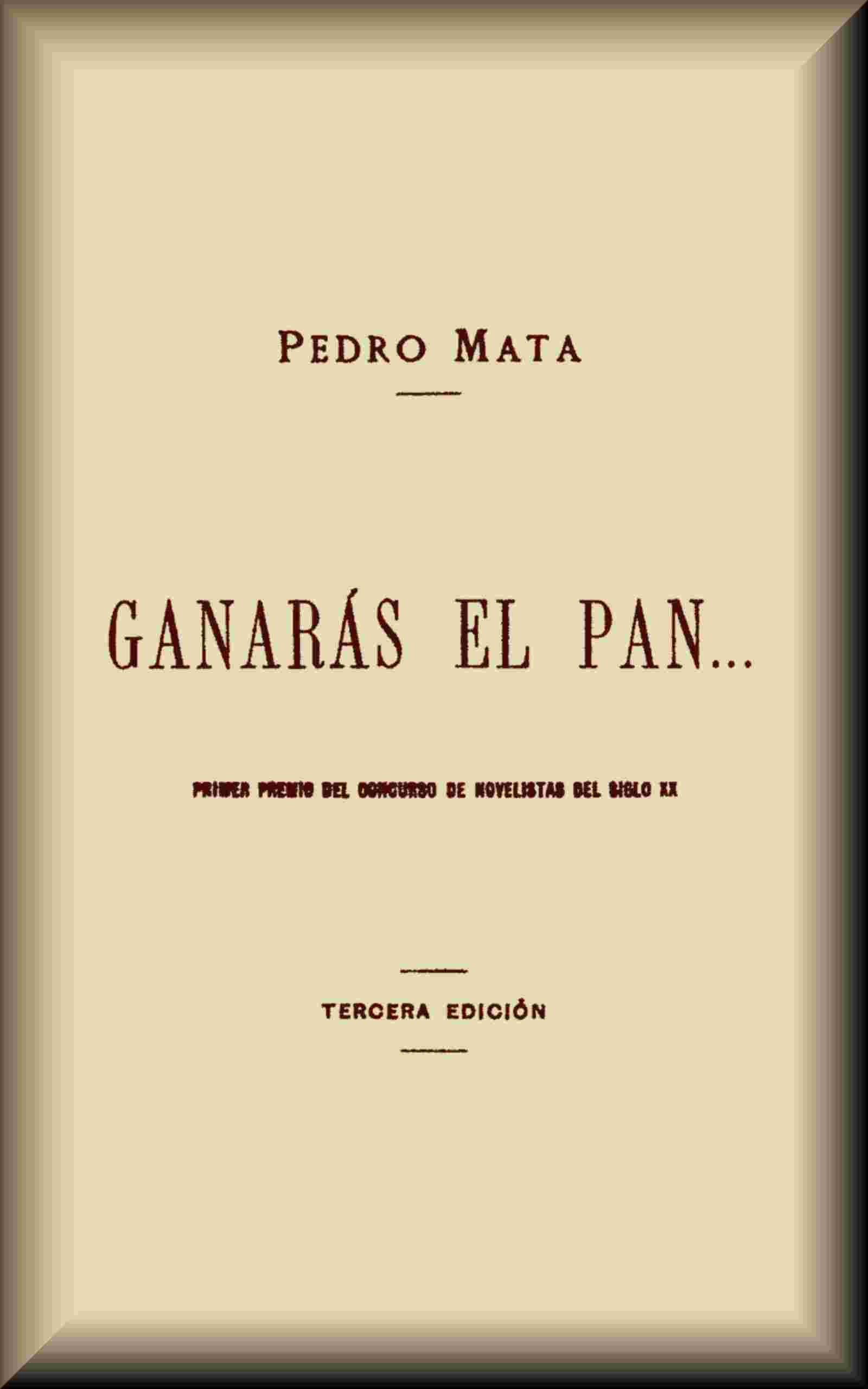 Ganarás el pan... cover