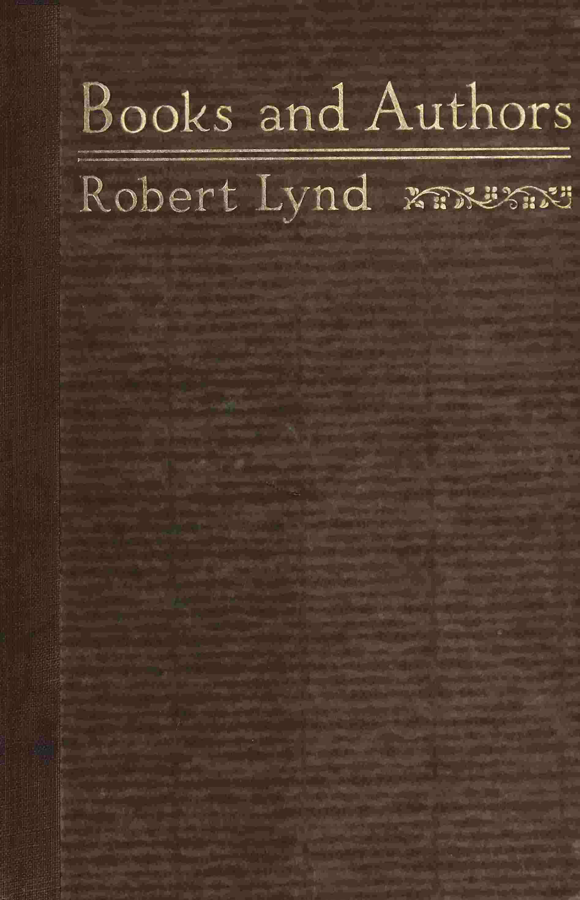 Books and authors cover