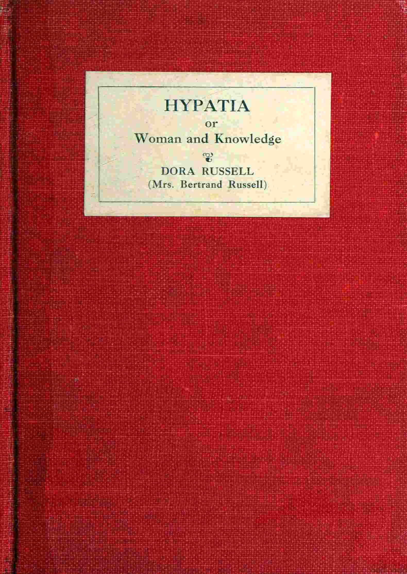 Hypatia cover
