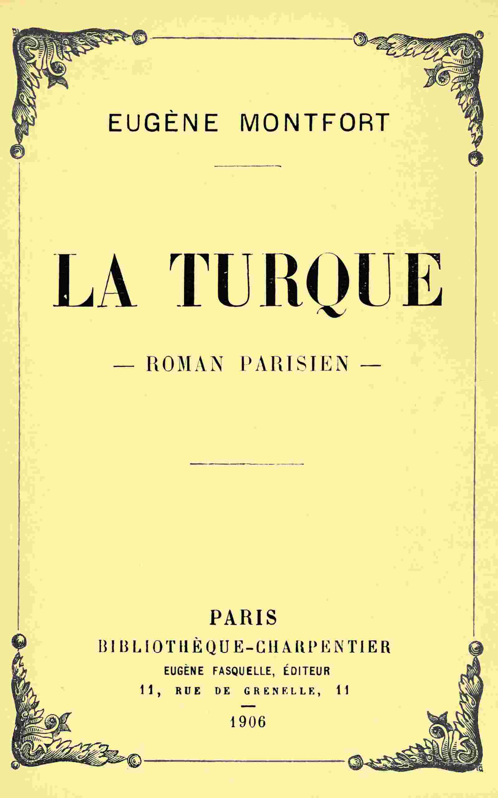 La Turque cover