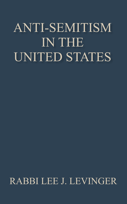 Anti-Semitism in the United States cover