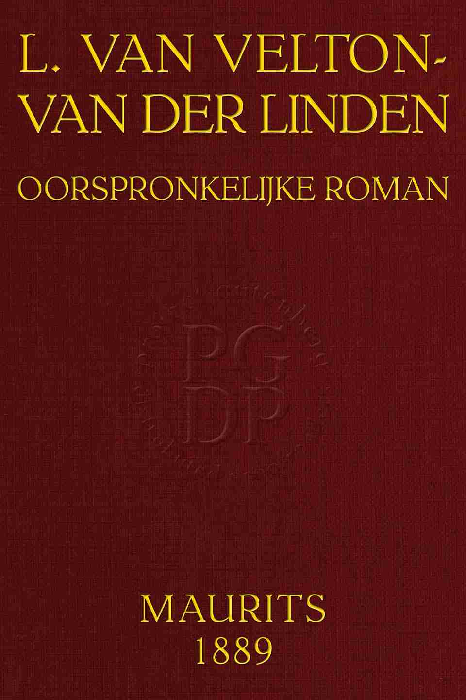 L. Van Velton-Van der Linden cover