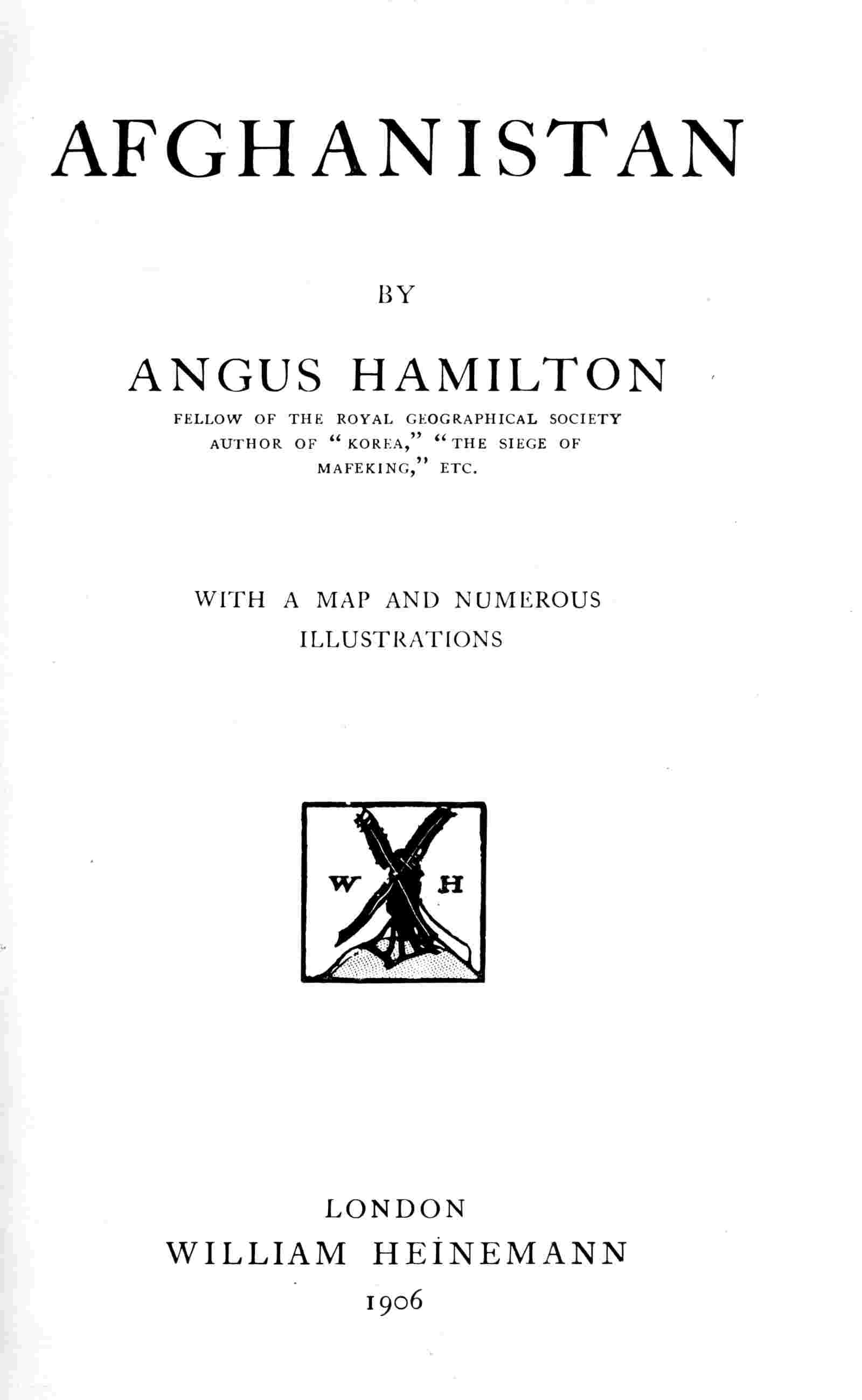 Afghanistan cover