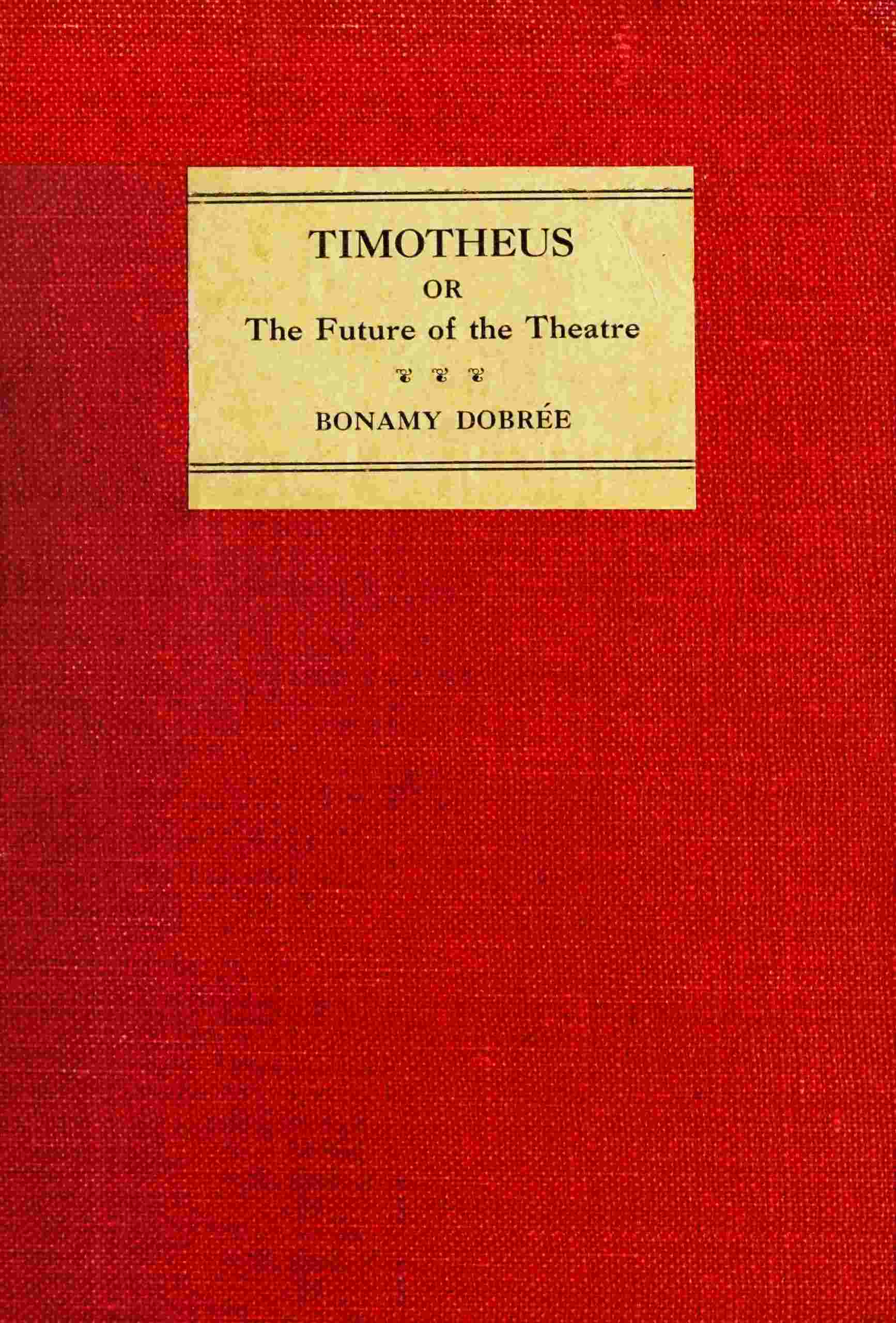 Timotheus cover