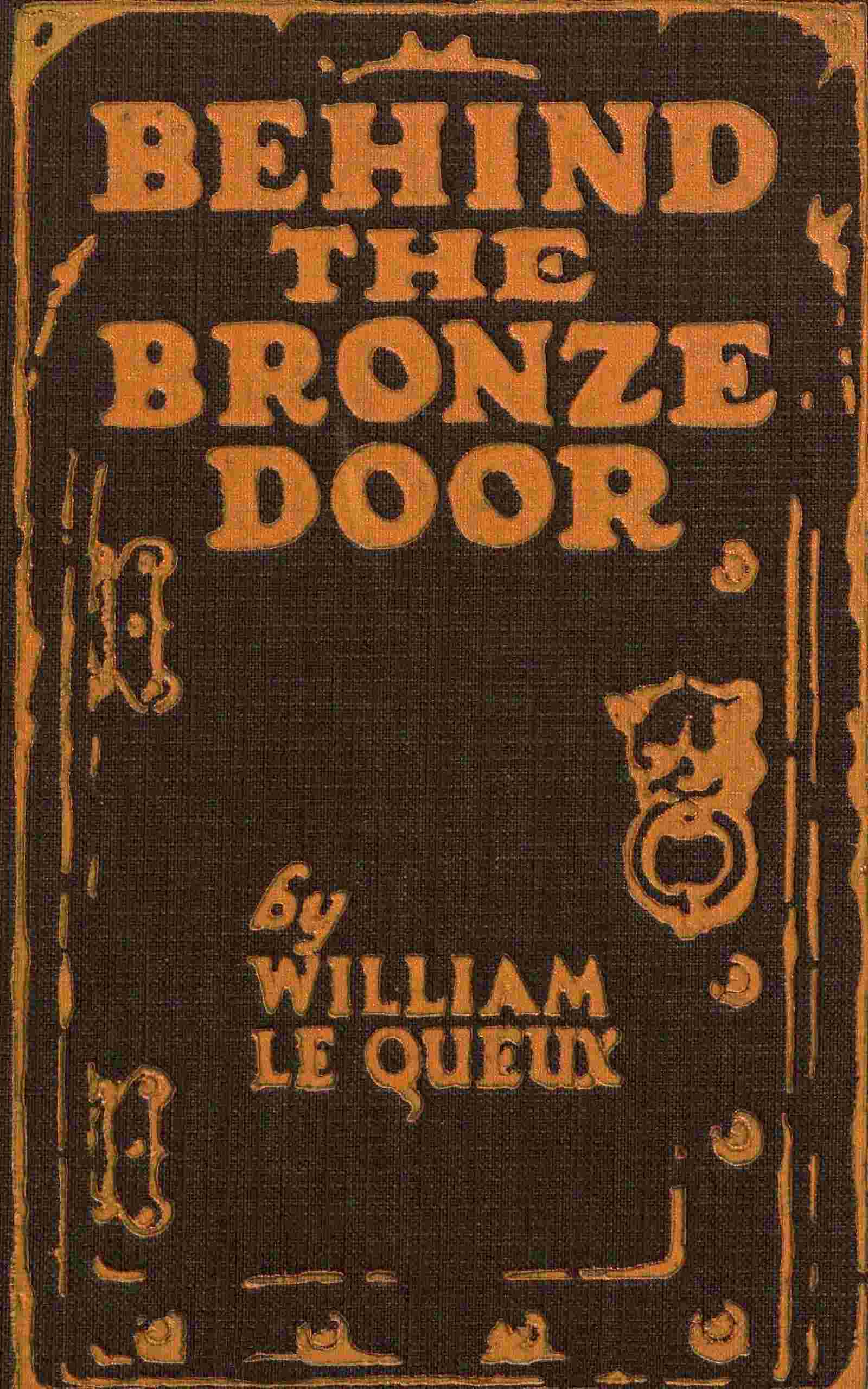 Behind the bronze door cover