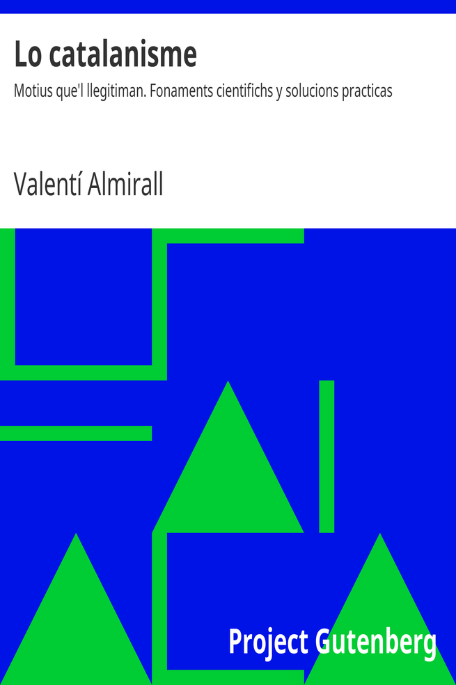 Lo catalanisme cover
