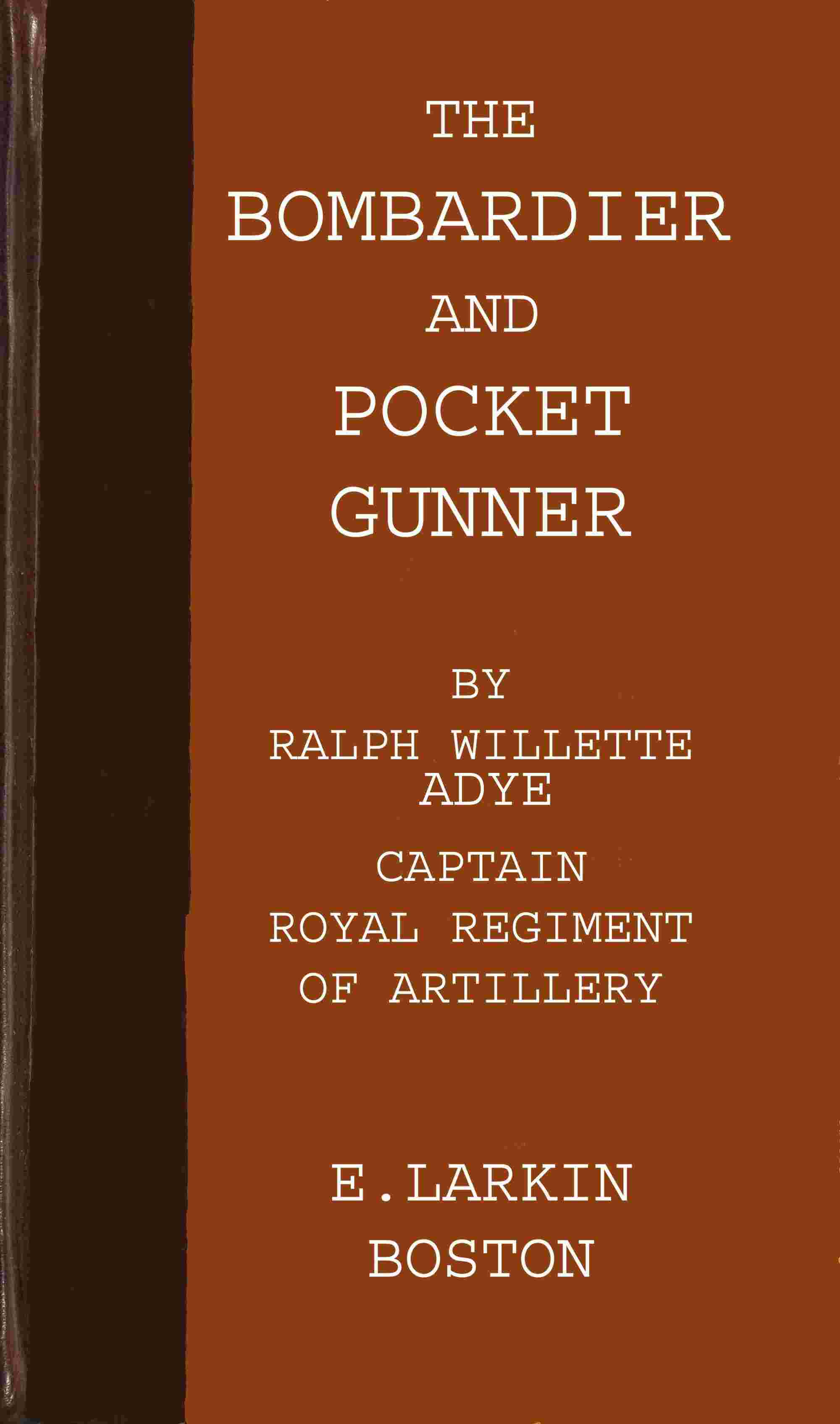 The bombardier, and pocket gunner cover