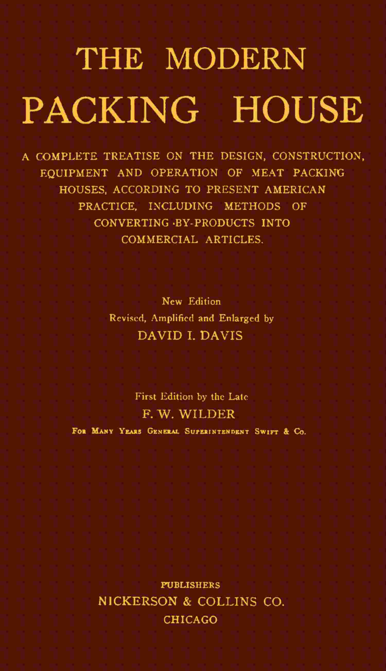 The modern packing house cover