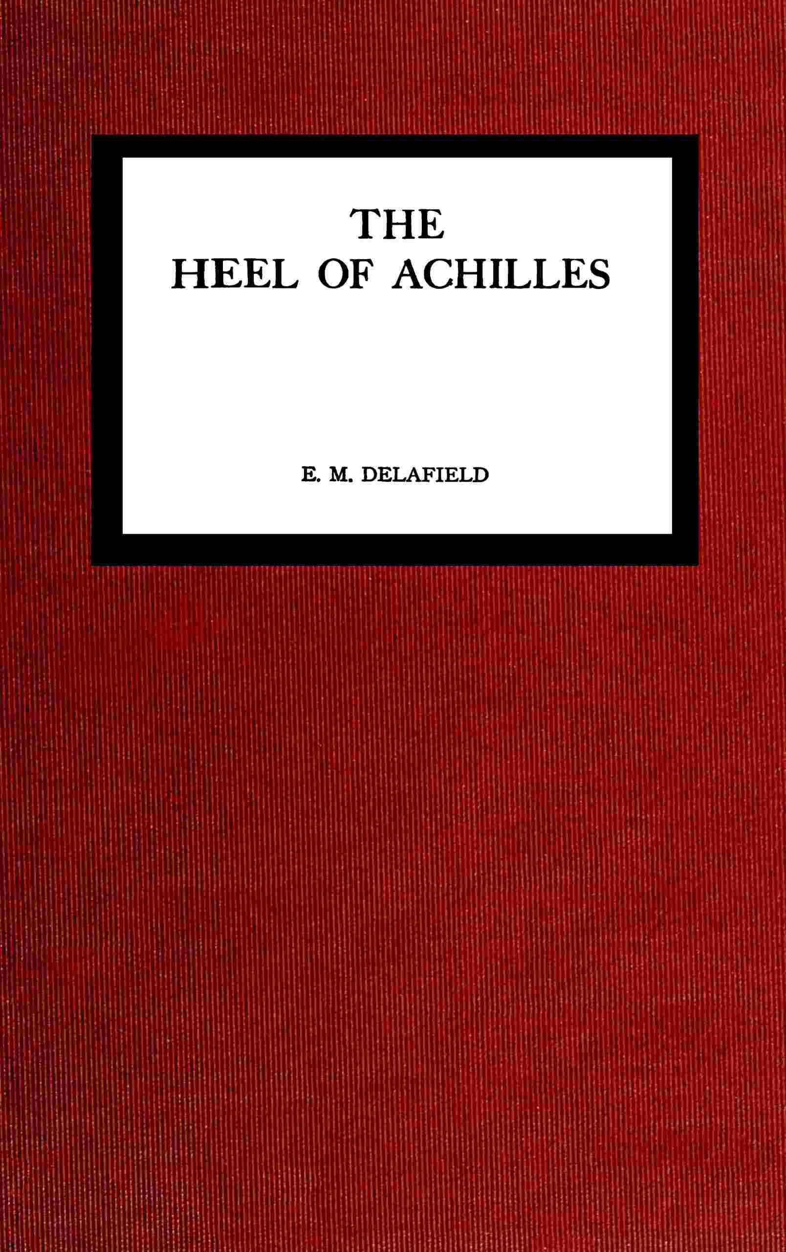 The heel of Achilles cover