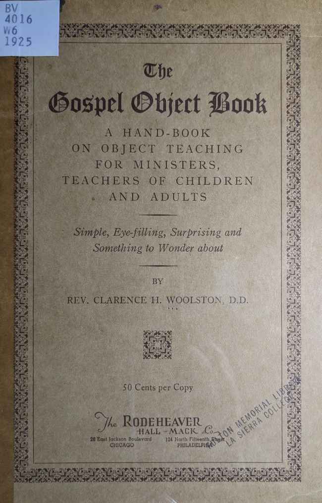 The gospel object book cover