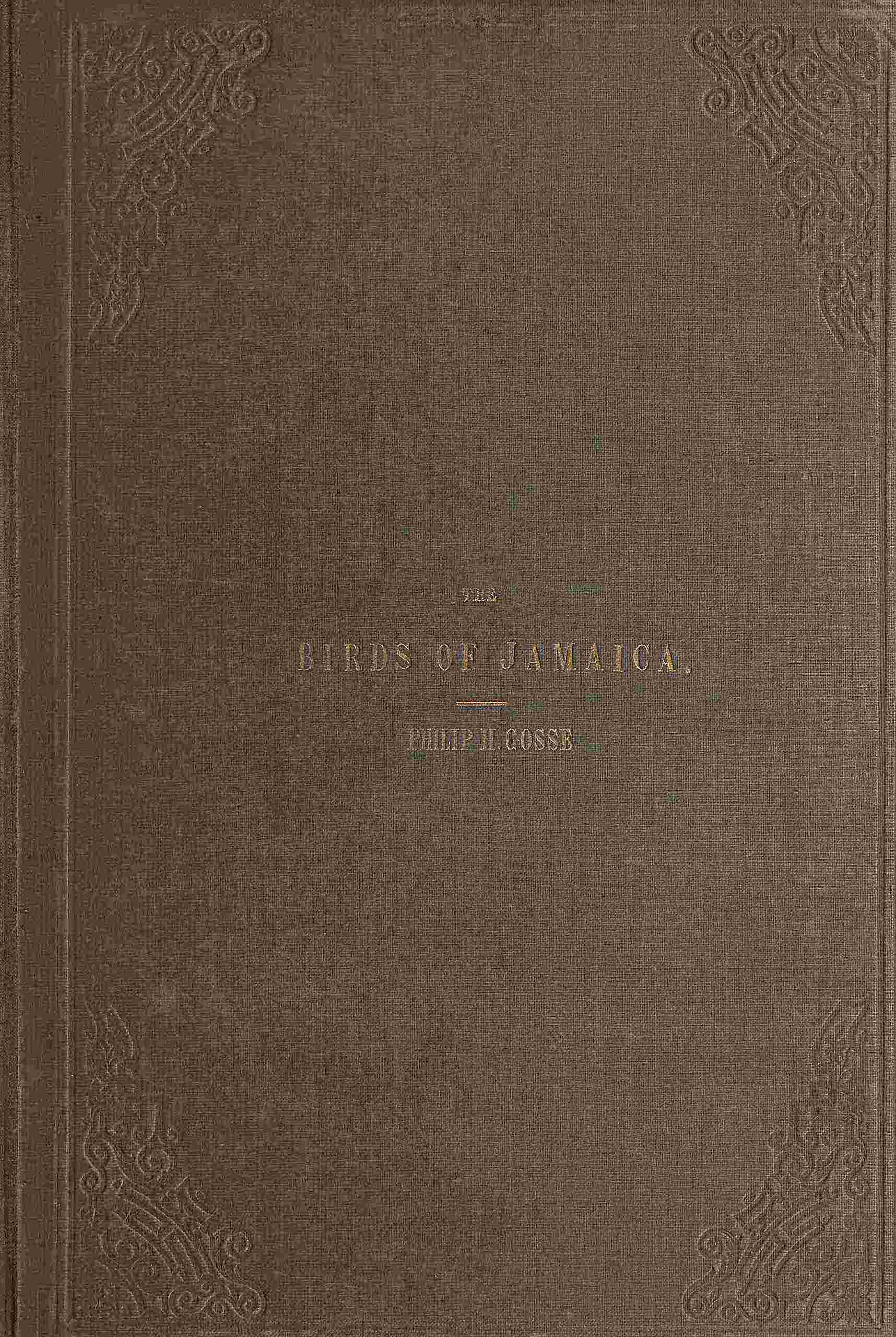 The birds of Jamaica cover