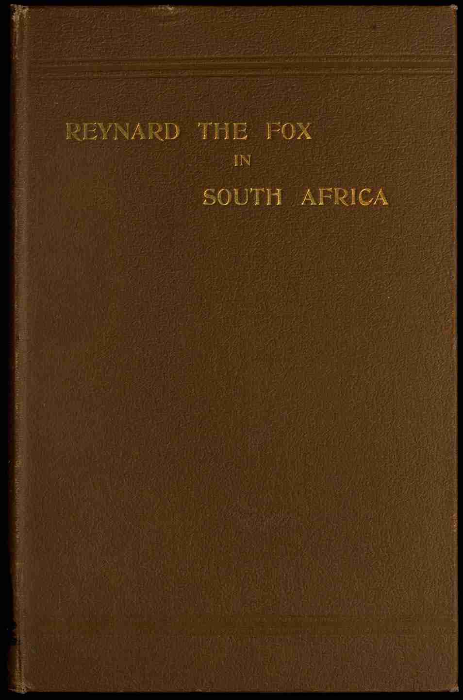 Reynard the fox in South Africa cover