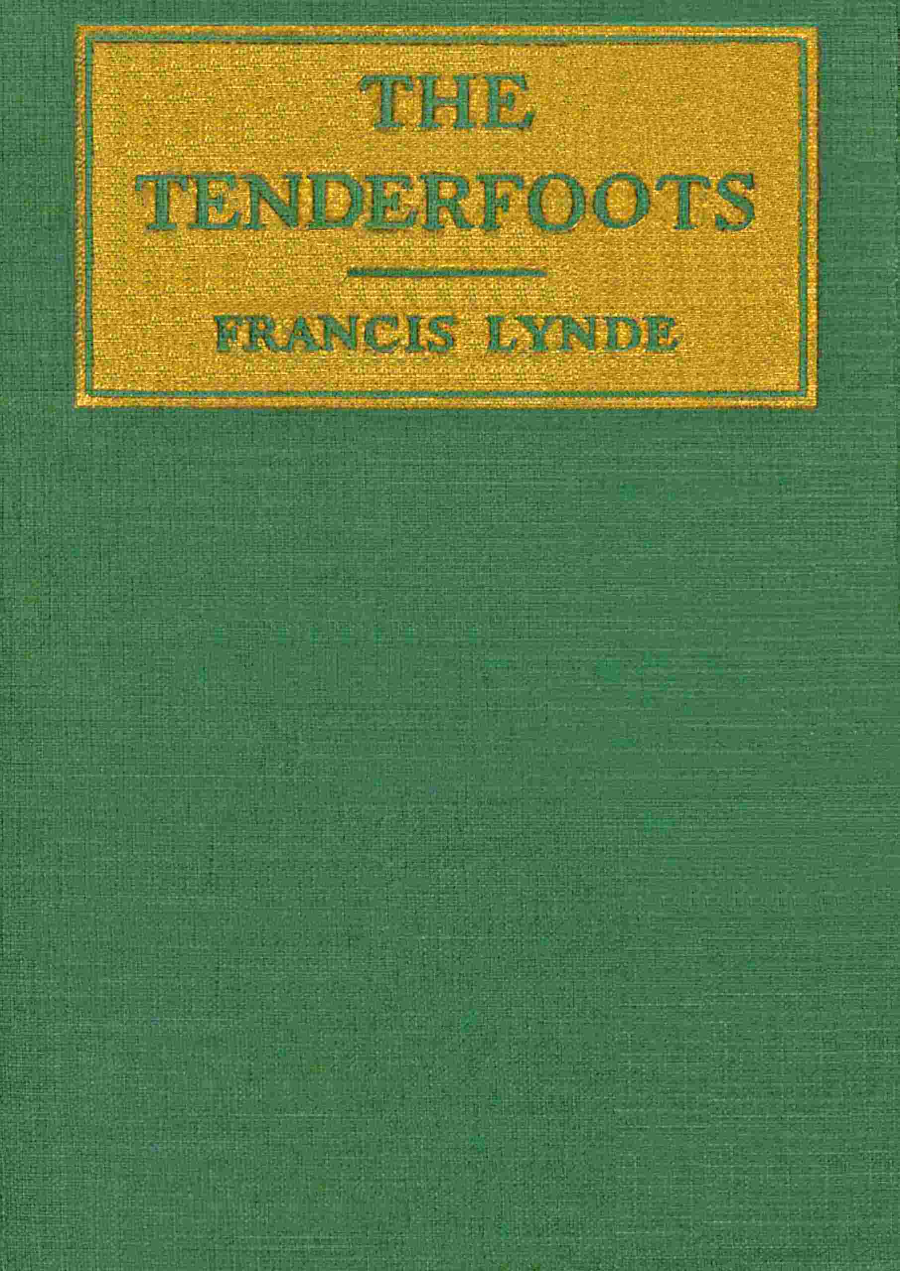 The tenderfoots cover