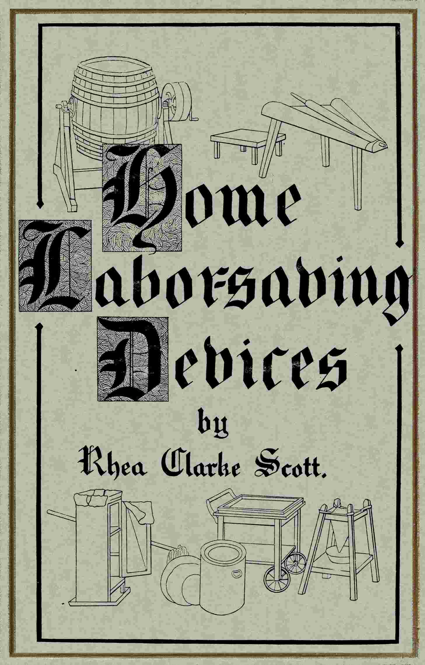 Home labor saving devices cover