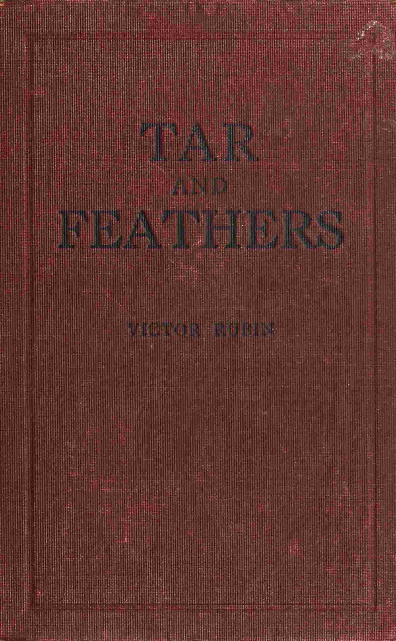 Tar and feathers cover