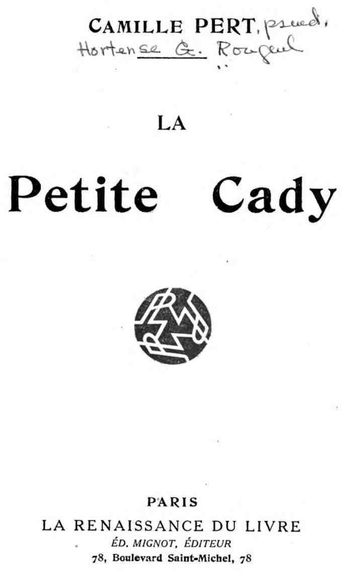 La petite Cady cover