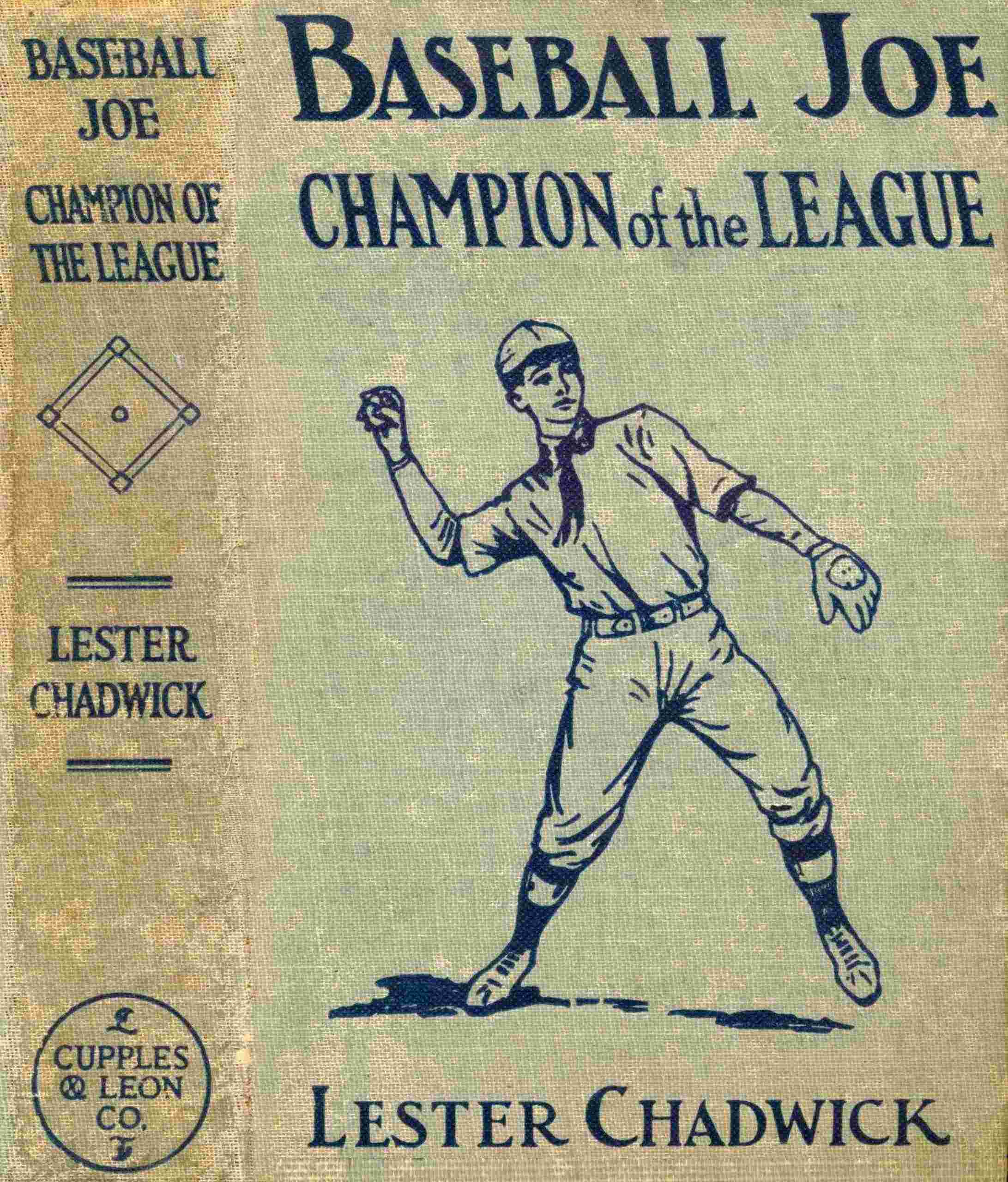 Baseball Joe, champion of the league cover