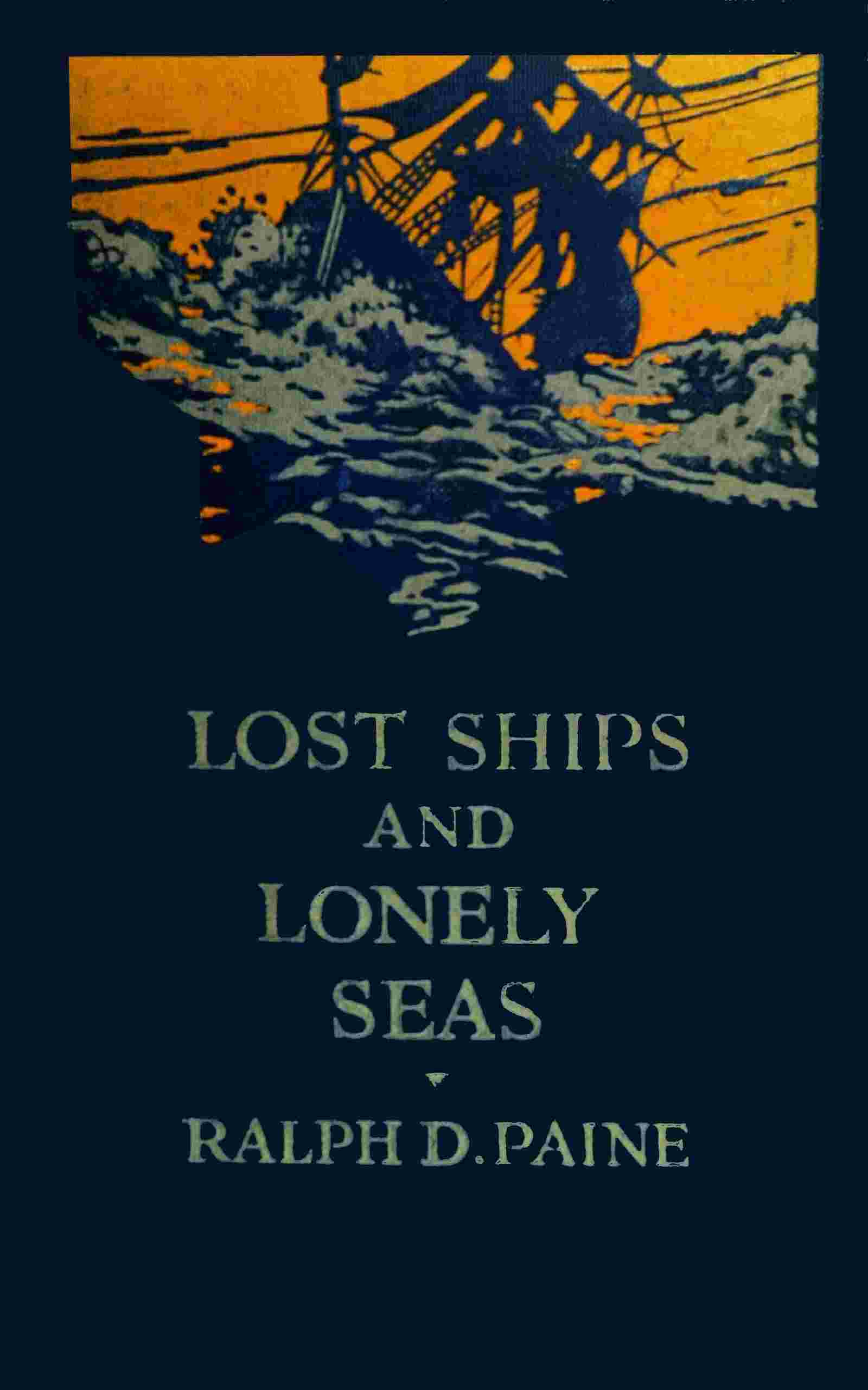 Lost ships and lonely seas cover